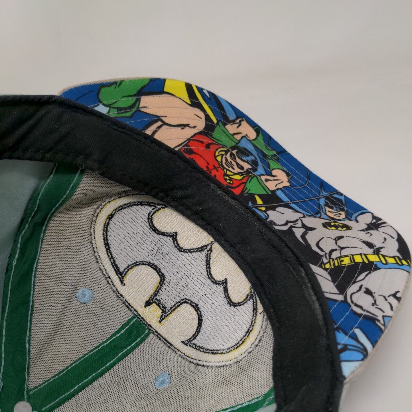 Batman Snapback Hat Multi One Size Adjustable Embroidered DC Comics