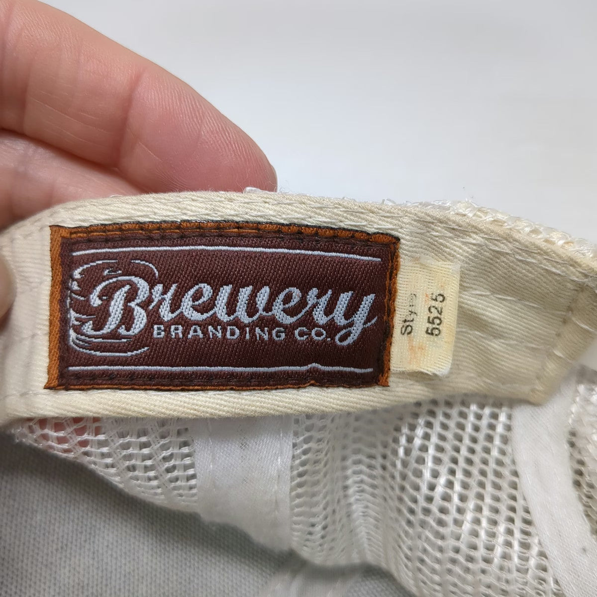 Brewery Branding Co Trucker Hat Brown One Size Mesh Back Snapback McCall Brewing
