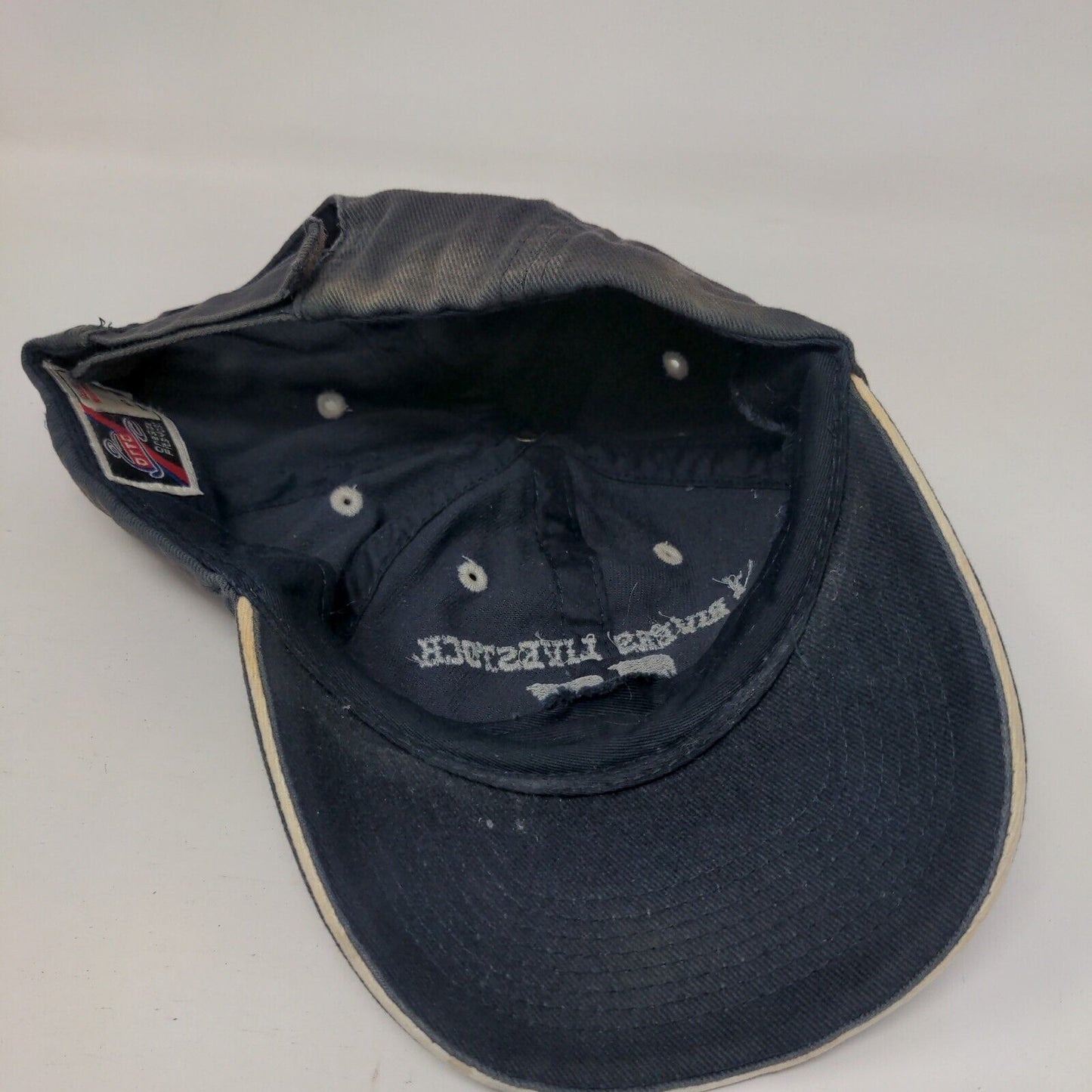 7 Rivers Livestock Commission Strapback Hat Blue OSFM Embroidered Otto