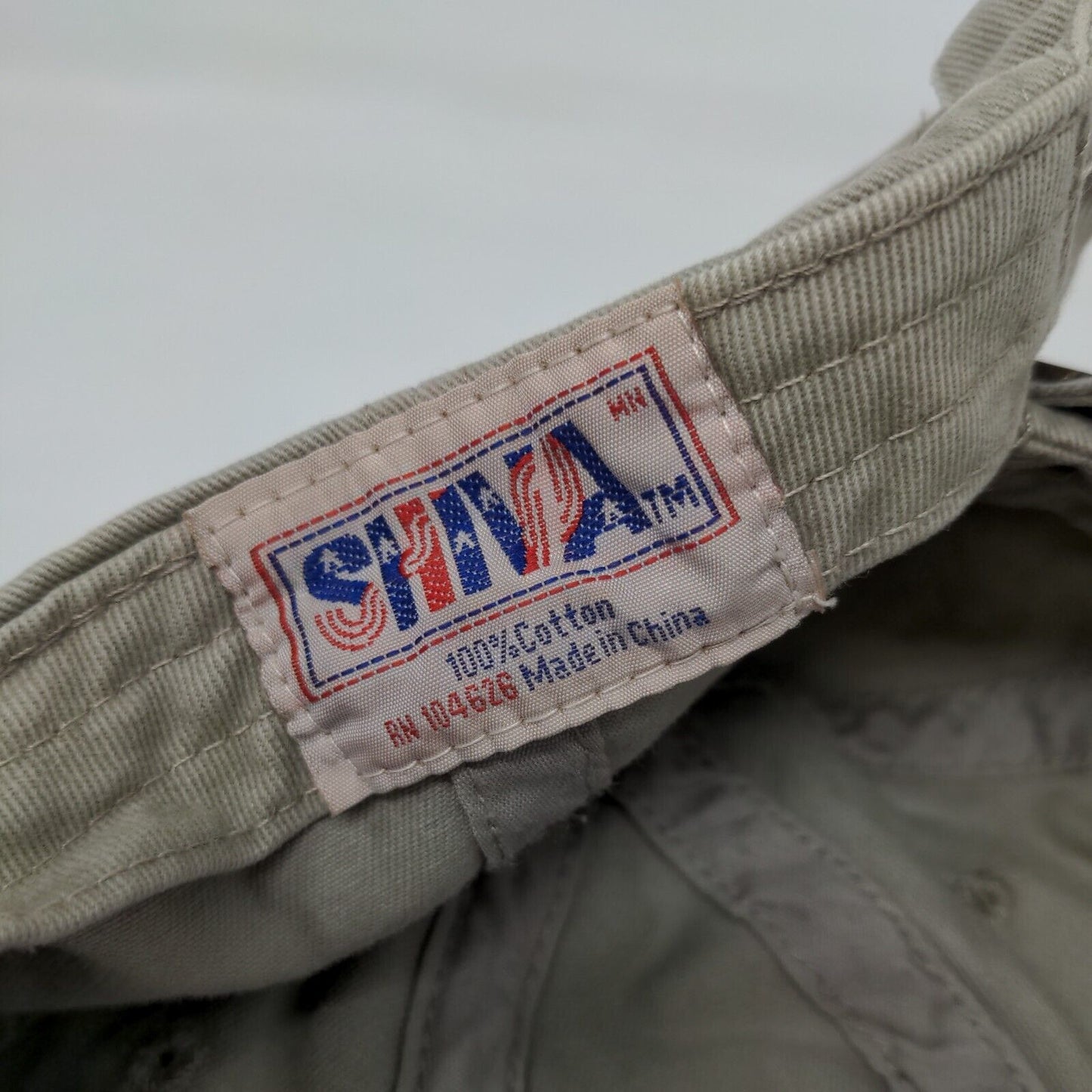 DSW Cutting Service Slideback Hat Tan One Size Embroidered 6 Panel Shiva