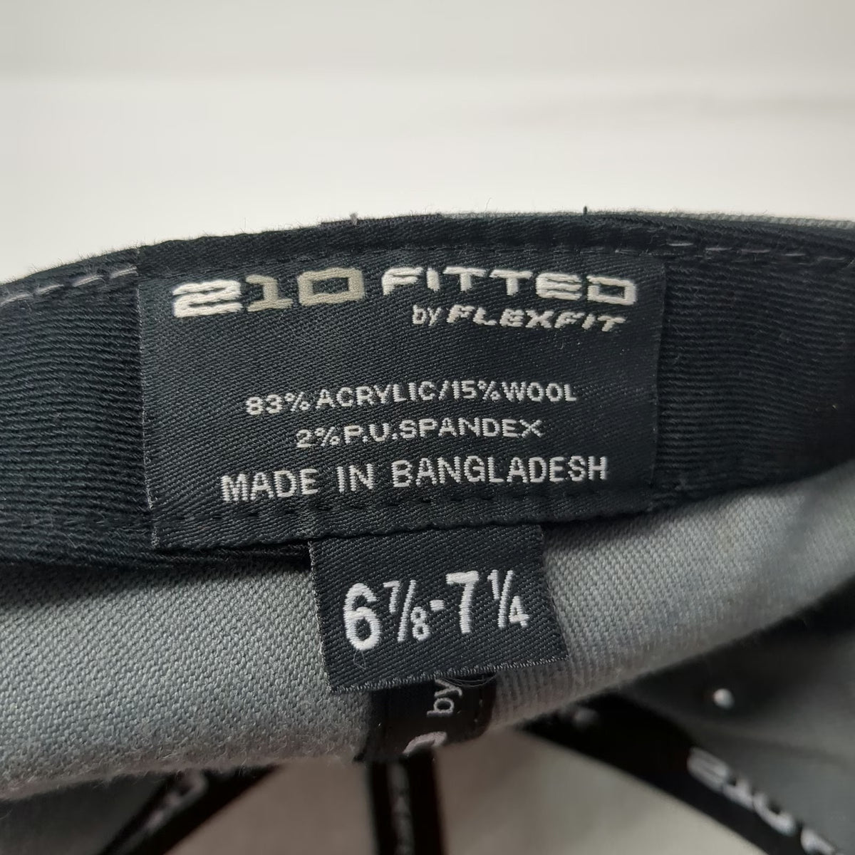 Smith Optics Baseball Cap Gray Orange 7 1/4 Flat Brim 3D Embroidery Fitted Hat