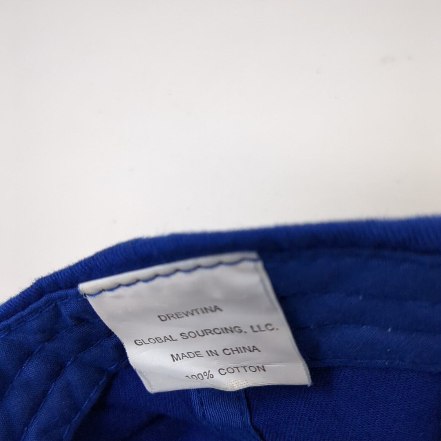 Saratoga NYRA Slideback Hat Blue OSFA Solid Adjustable Embroidered