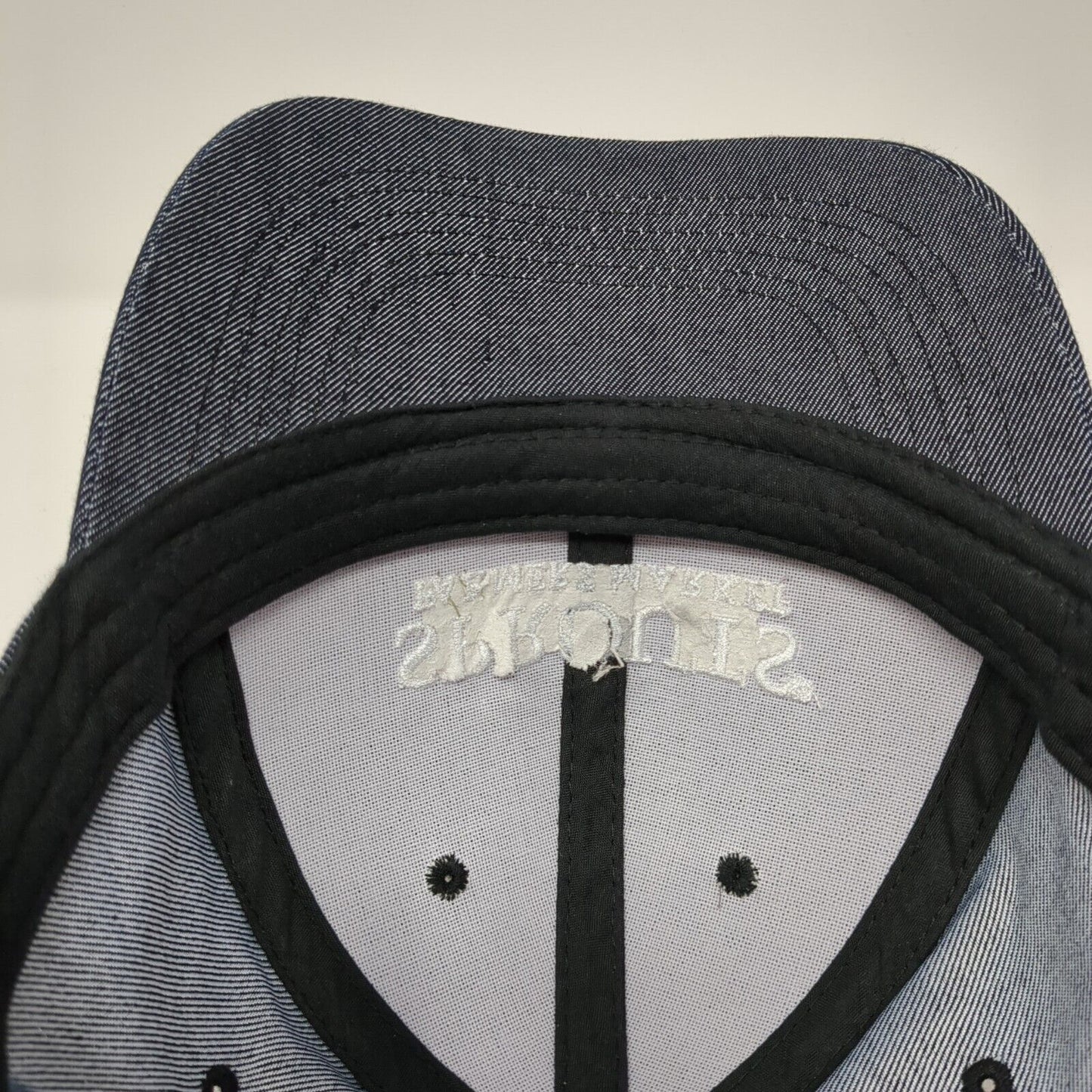 Sprouts Farmers Market Strapback Baseball Cap Blue OS Adjustable Embroidered