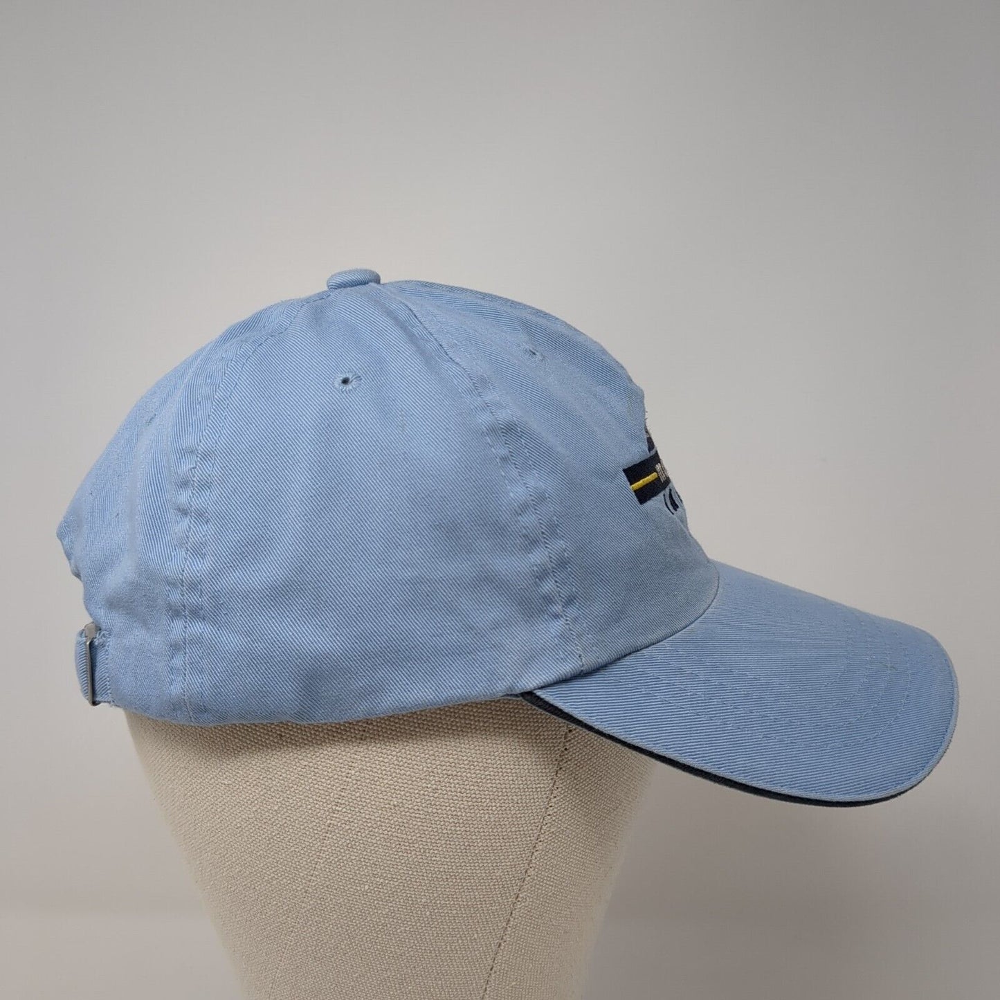 McCall Idaho Mountain Slideback Hat Blue One Size Embroidered Titan