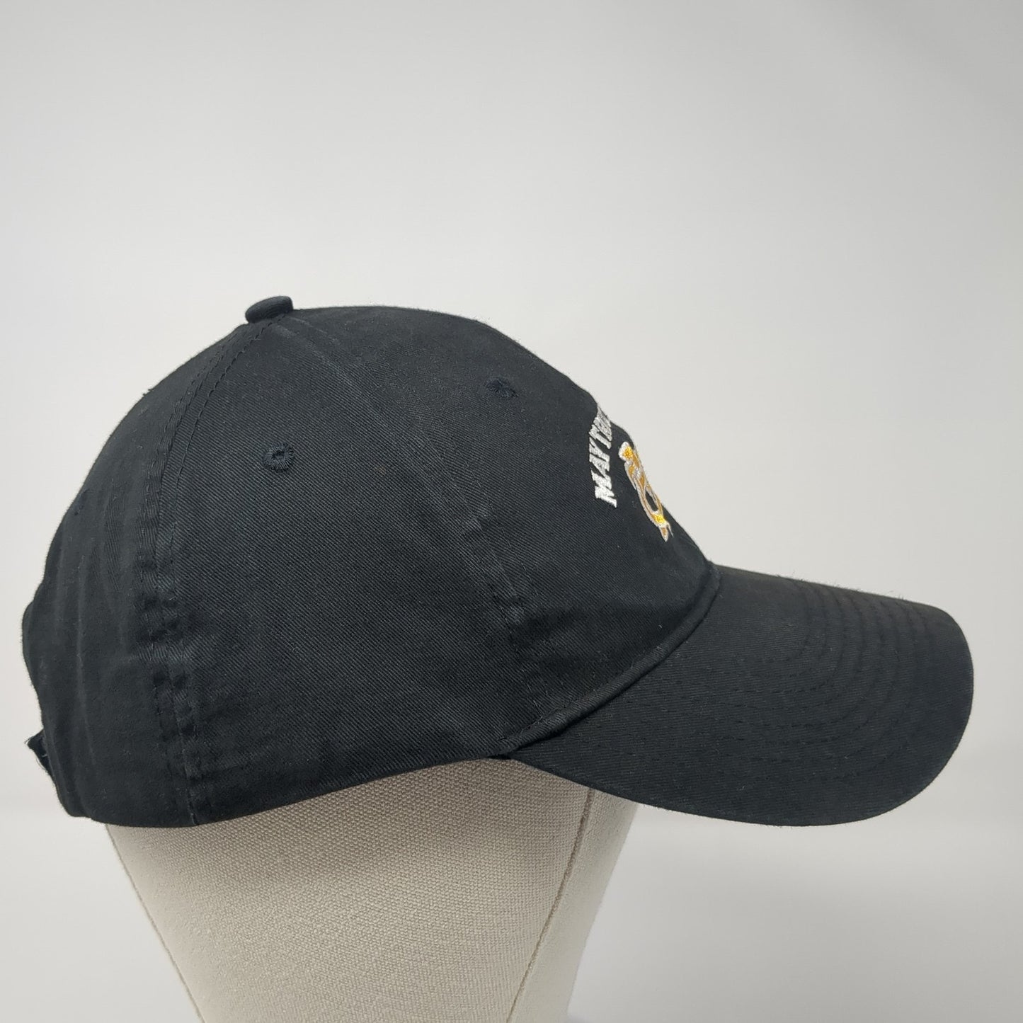 Maytrucking Co. Strapback Baseball Cap Black One Size Adjustable Embroidered KC