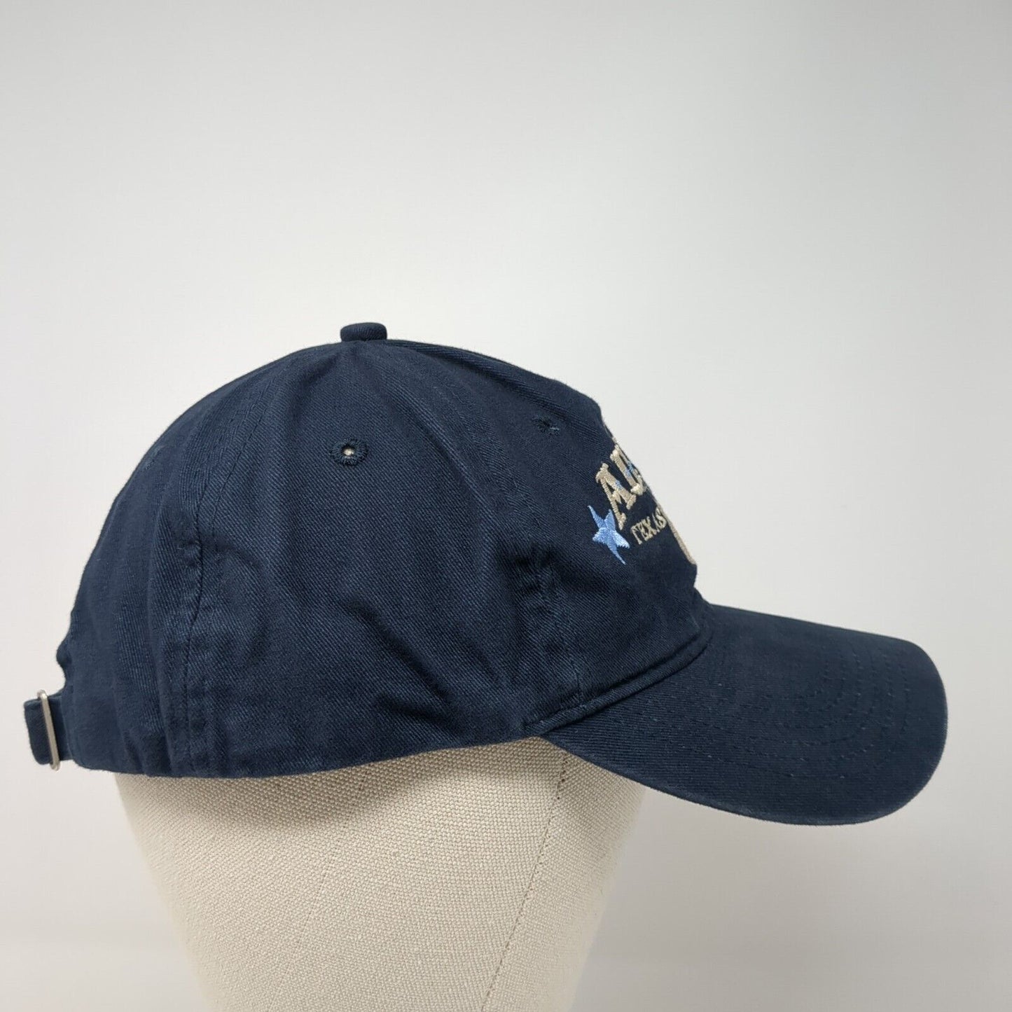 Austin Texas Music Slideback Hat Blue OS Adjustable Embroidered Port & Company