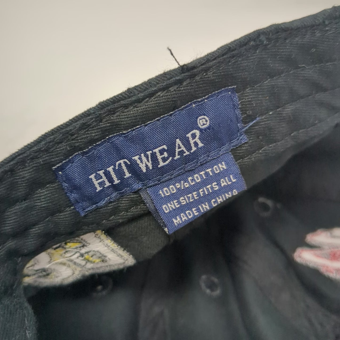 HITWEAR Baseball Cap Black OSFM Tony Stewart Ryan Newman Racing Strapback Hat