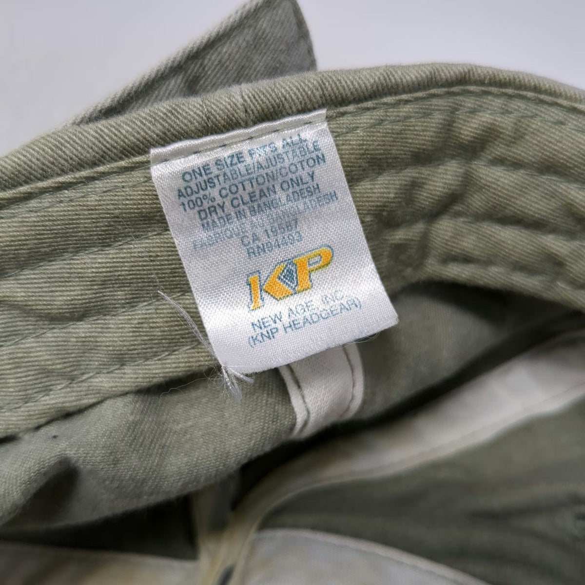 KNP Headgear Zeb's General Store Baseball Cap Green One Size Slideback Leaf Hat