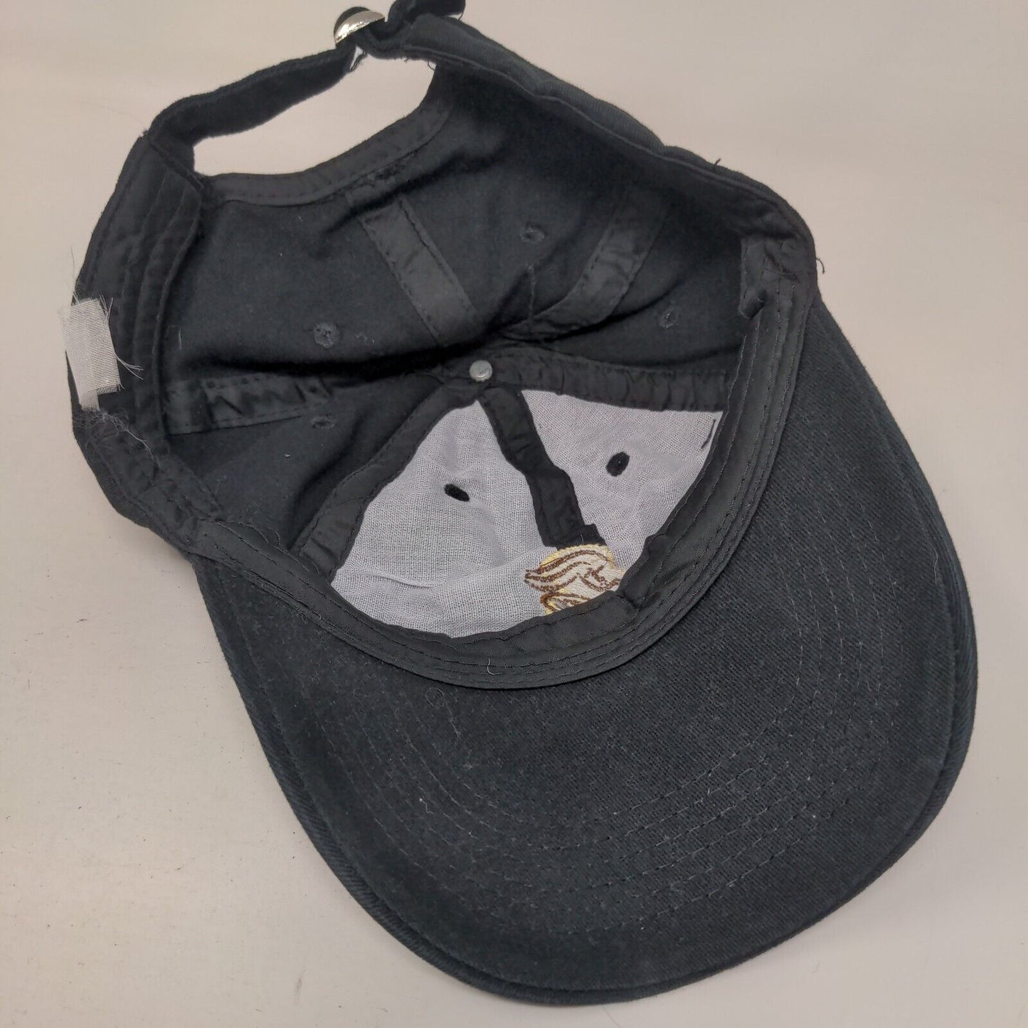 Panera Bread Slideback Hat Black One Size Adjustable Embroidered 6 Panel