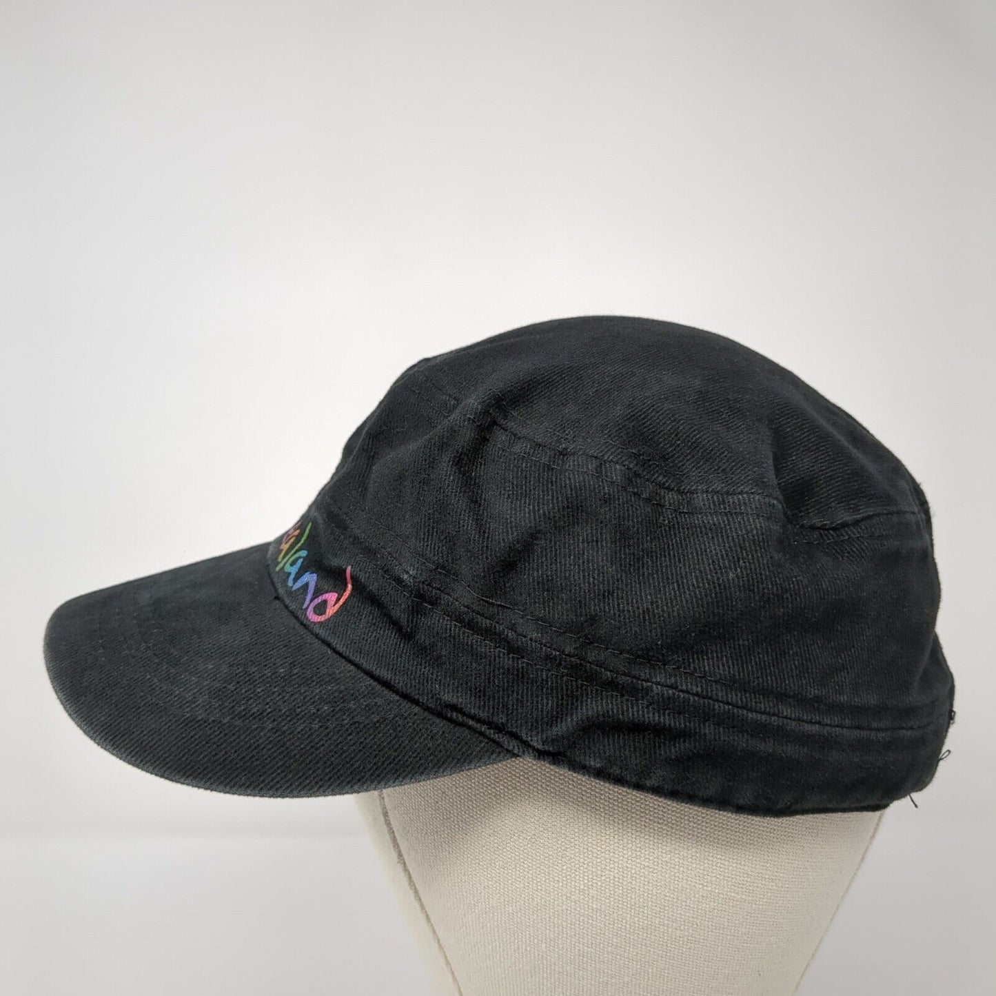 New Zealand Slideback Cadet Army Cap Black One Size Adjustable Cotton Prokiwi