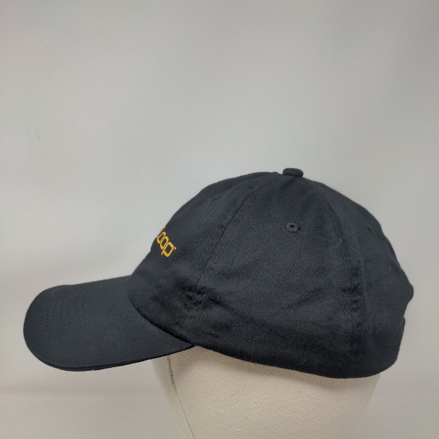 AutoLoop Strapback Hat Black One Size Adjustable 6 Panel BIC Graphic