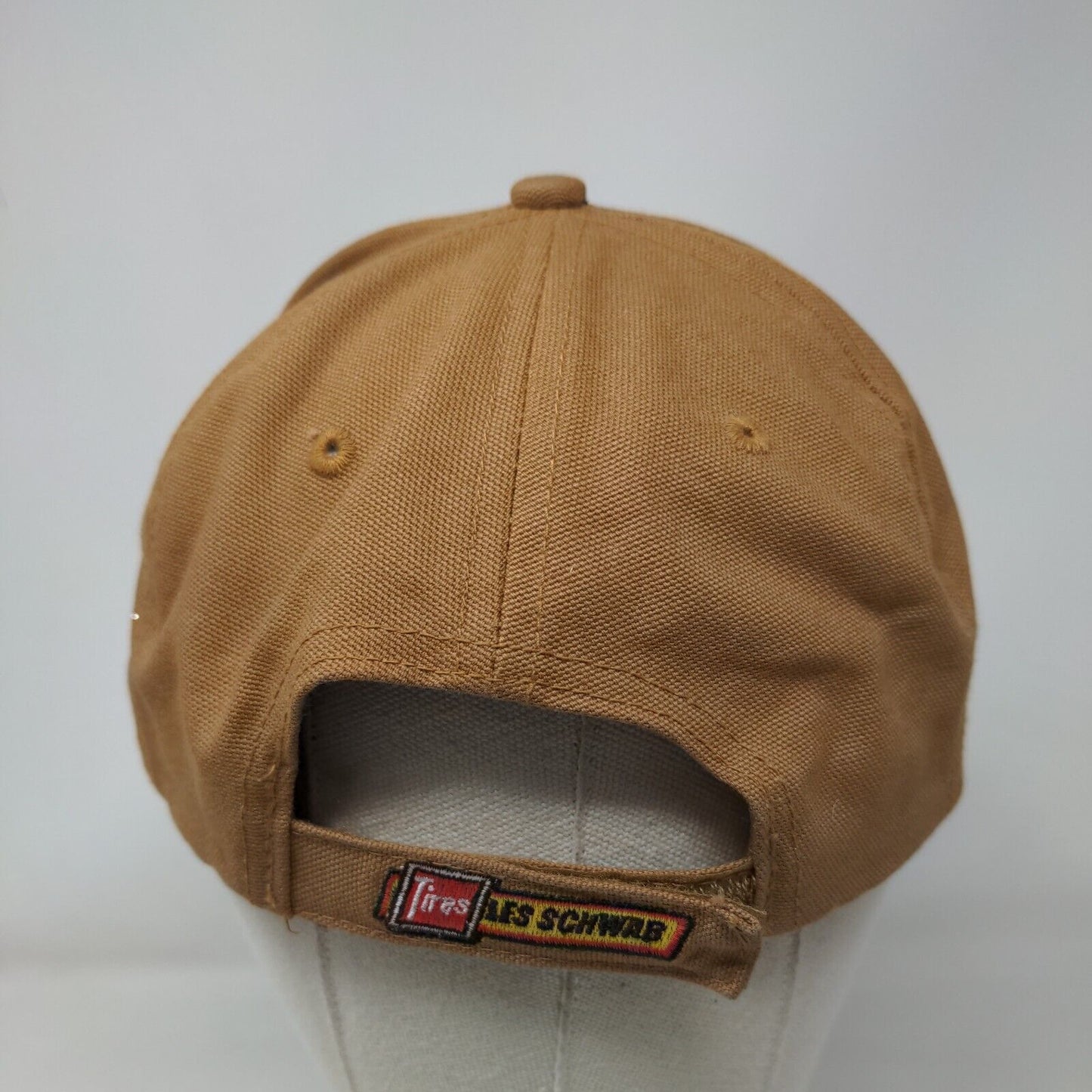 Pride in Agriculture Les Schwab Since 1952 Strapback Hat Brown One Size Cotton