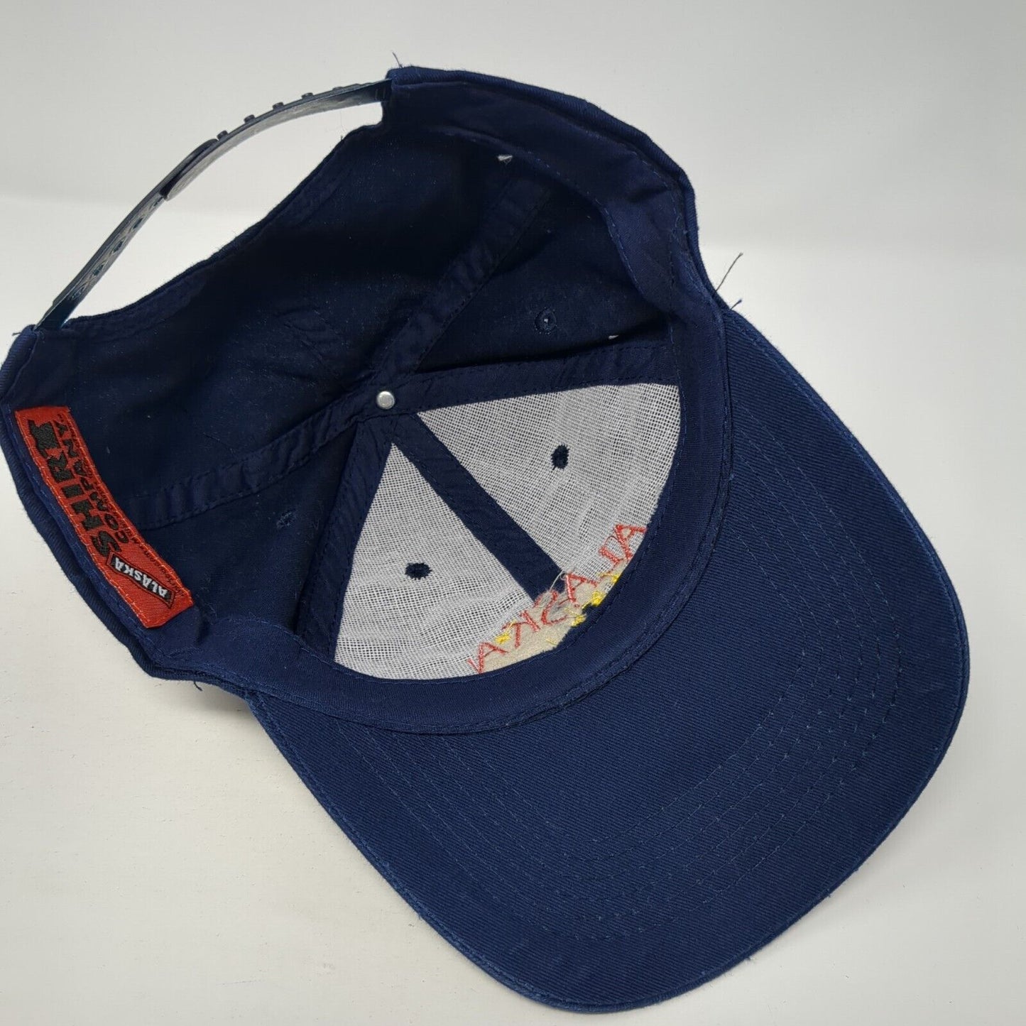 ALASKA Snapback Hat Blue One Size Adjustable Embroidered Patriotic Shirt & Co.