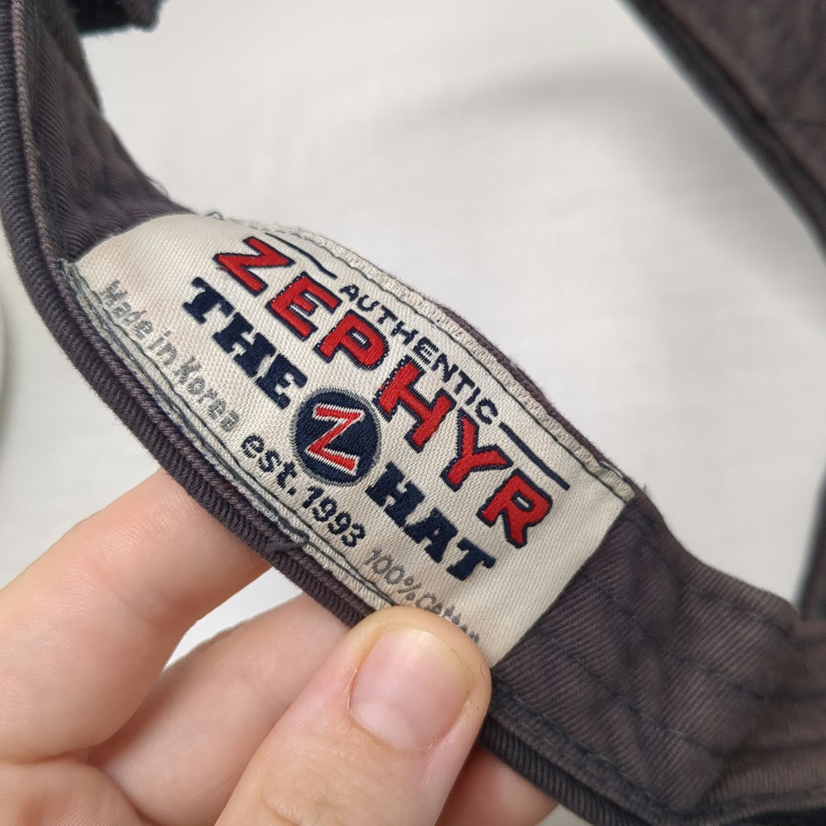Zephyr FSU Seminoles Noles Gray Visor One Size Strapback Florida State 1851 Hat
