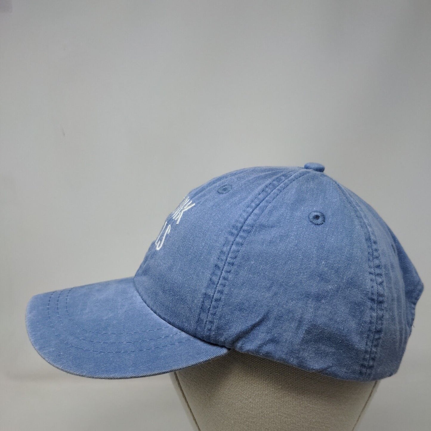 Drunk Vibes Slideback Hat Blue One Size Adjustable Embroidered 6 Panel Adams