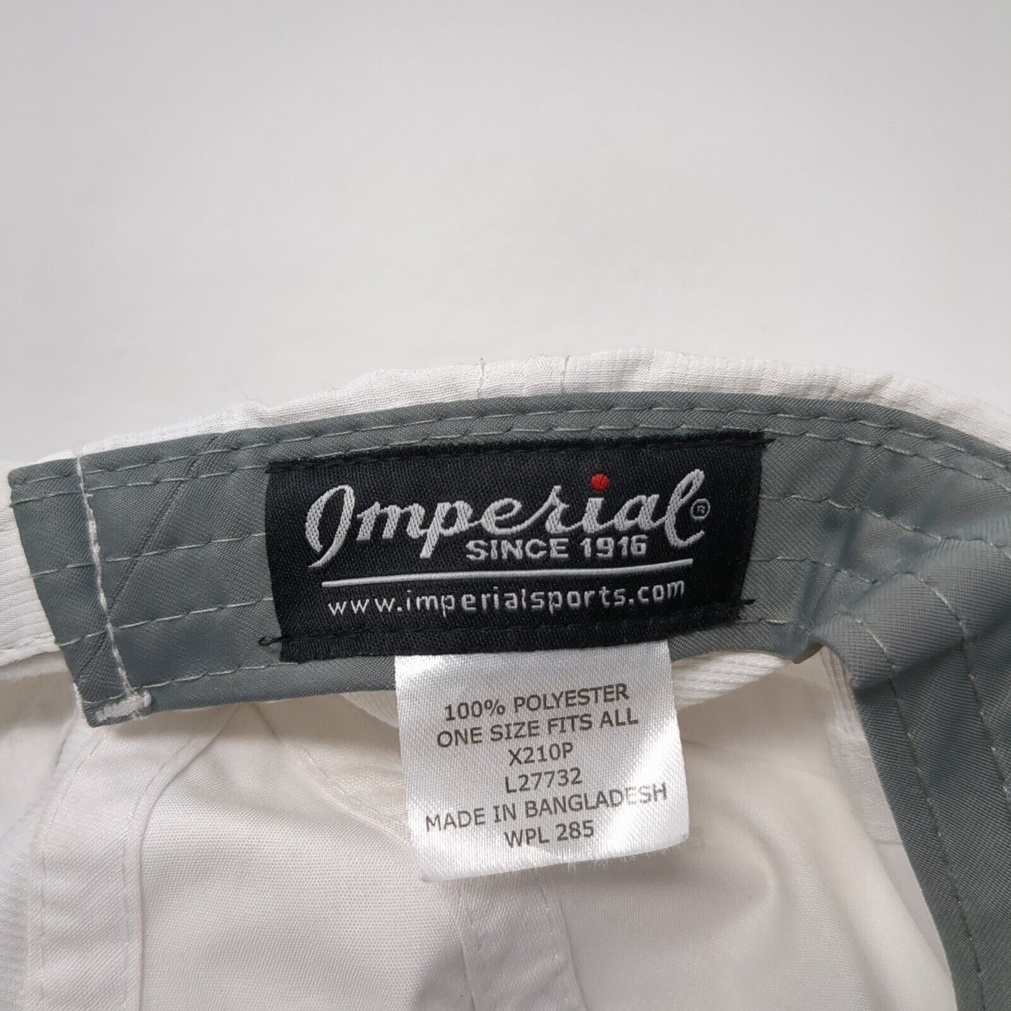 Monterey Bay Invitational Strapback Hat White One Size 6 Panel Imperial