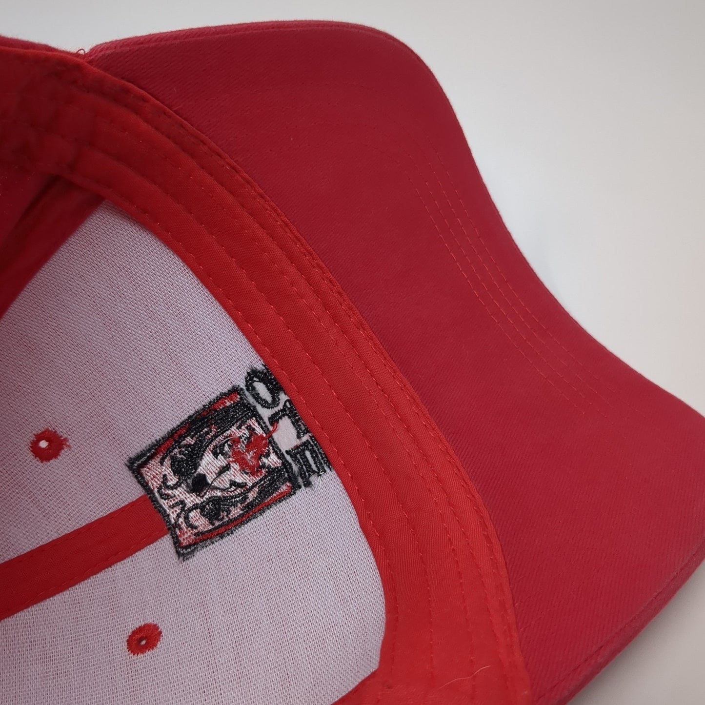 Ole Red Strapback Baseball Cap Red One Size Adjustable Embroidered Cap America