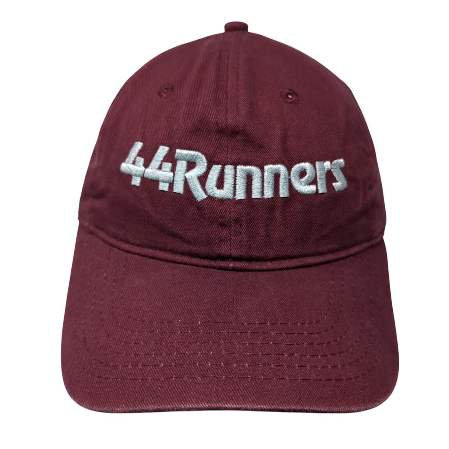 44 Runners Slideback Hat Red One Size Solid Adjustable Port & Company