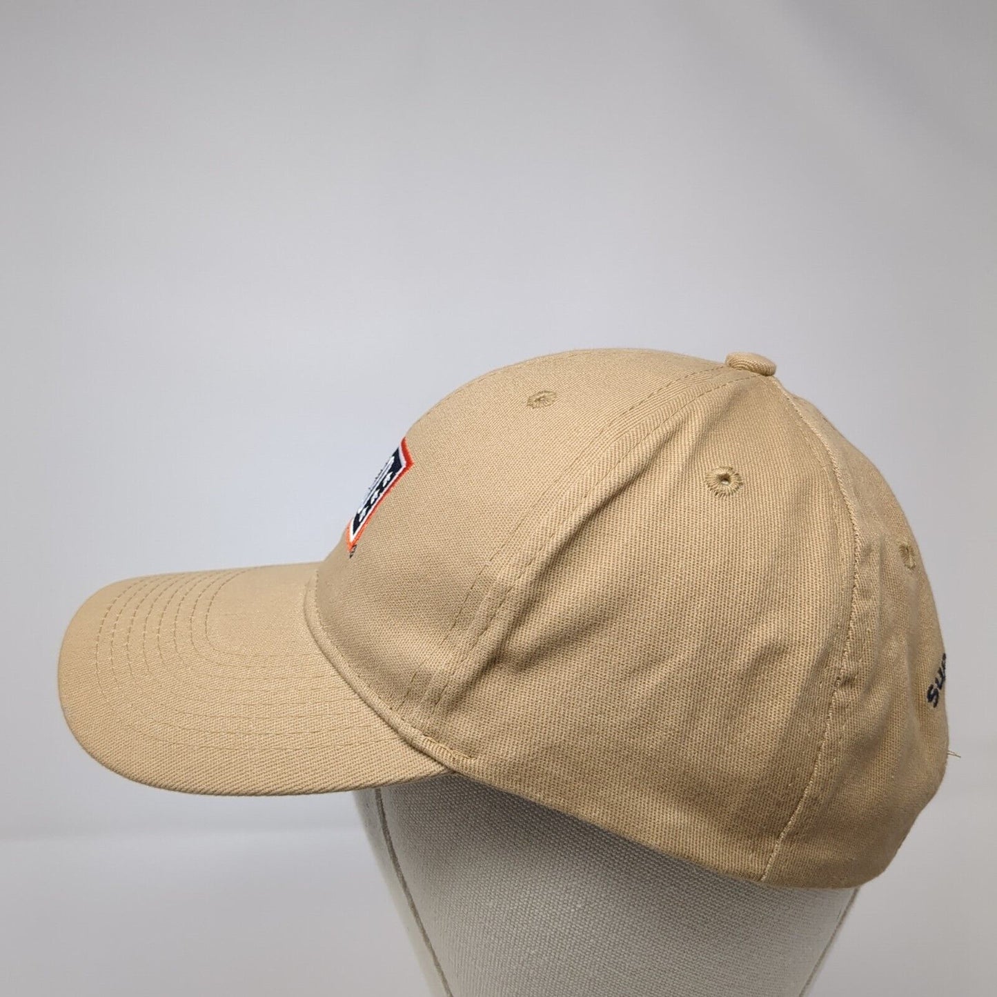 USO Support Our Heroes Slideback Hat Tan OS Adjustable Embroidered Patriotic