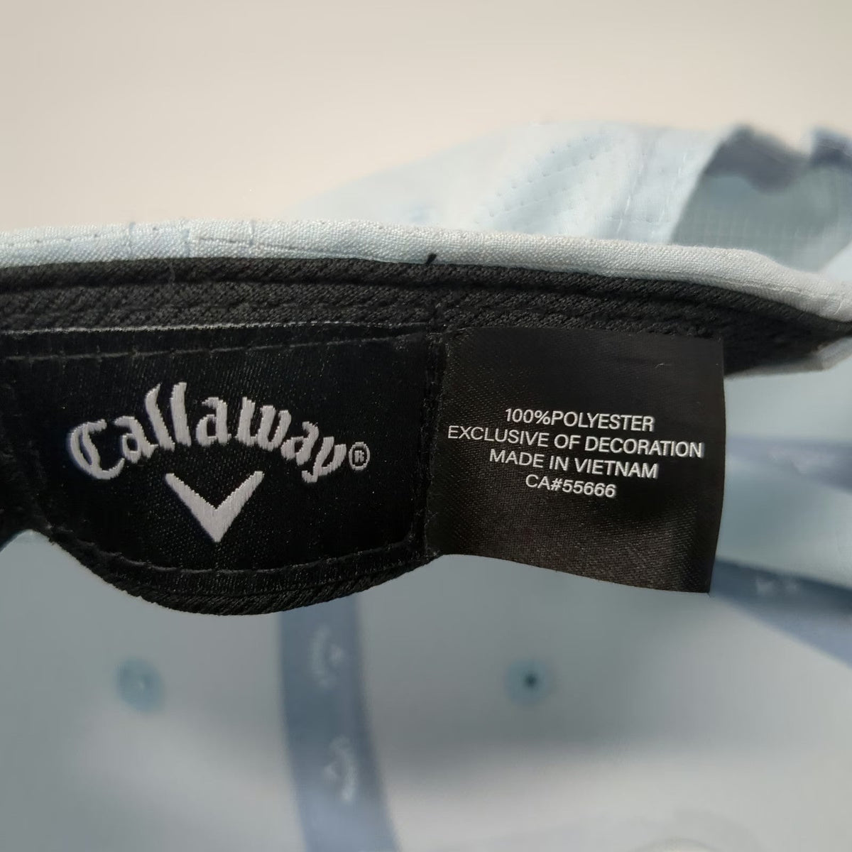 Callaway Baseball Cap Blue One Size Performance Polyester Slideback Odyssey Hat