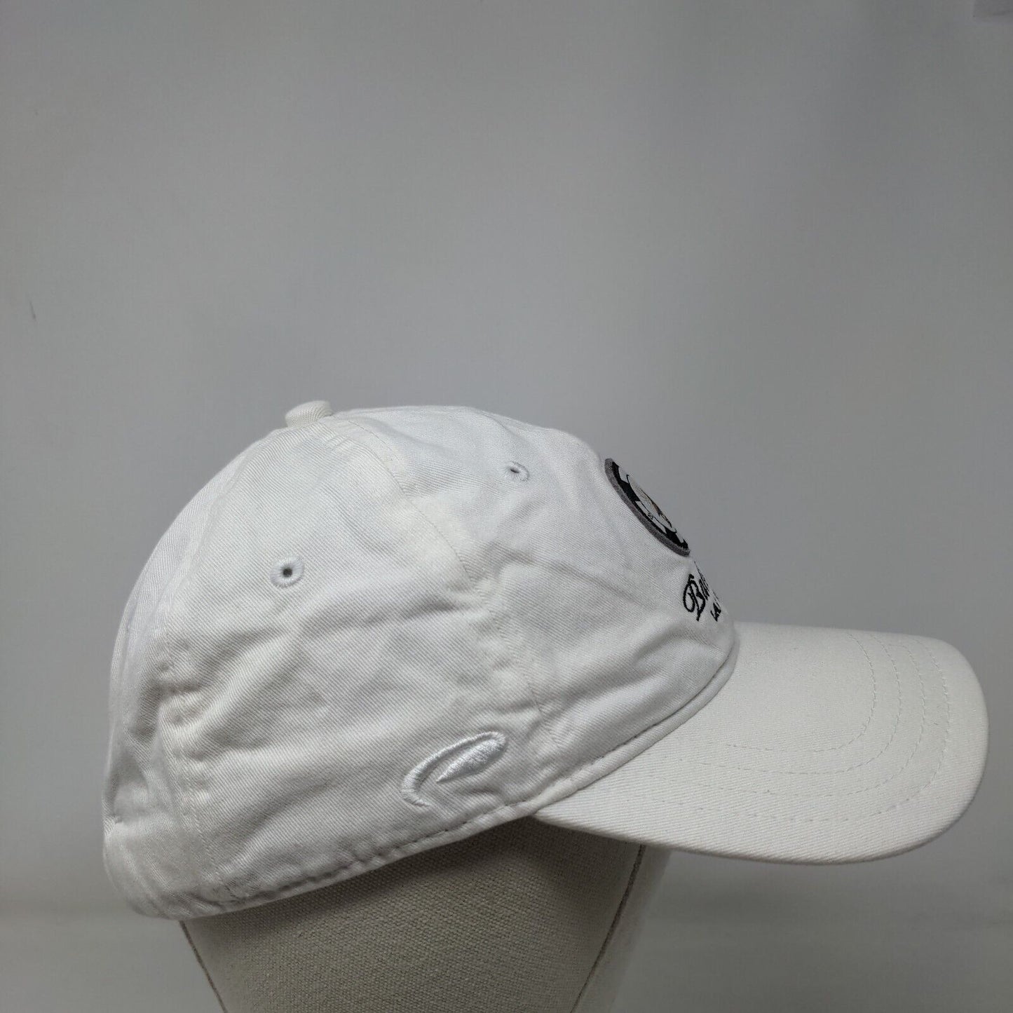 Bali Hai Las Vegas Slideback Hat White One Size Embroidered Adjustable