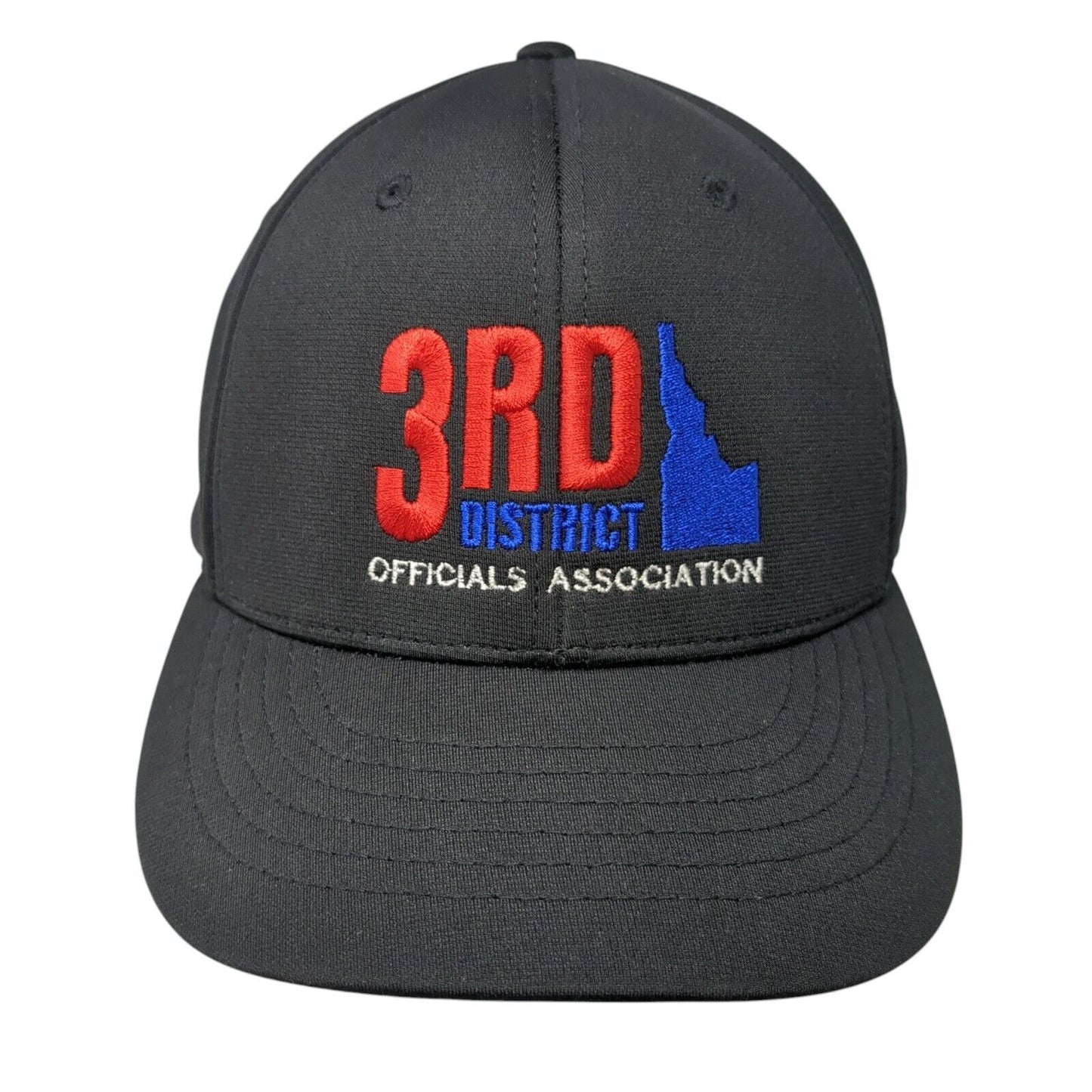 3rd District Officials Association Fitted Hat Black L-XL Richardson