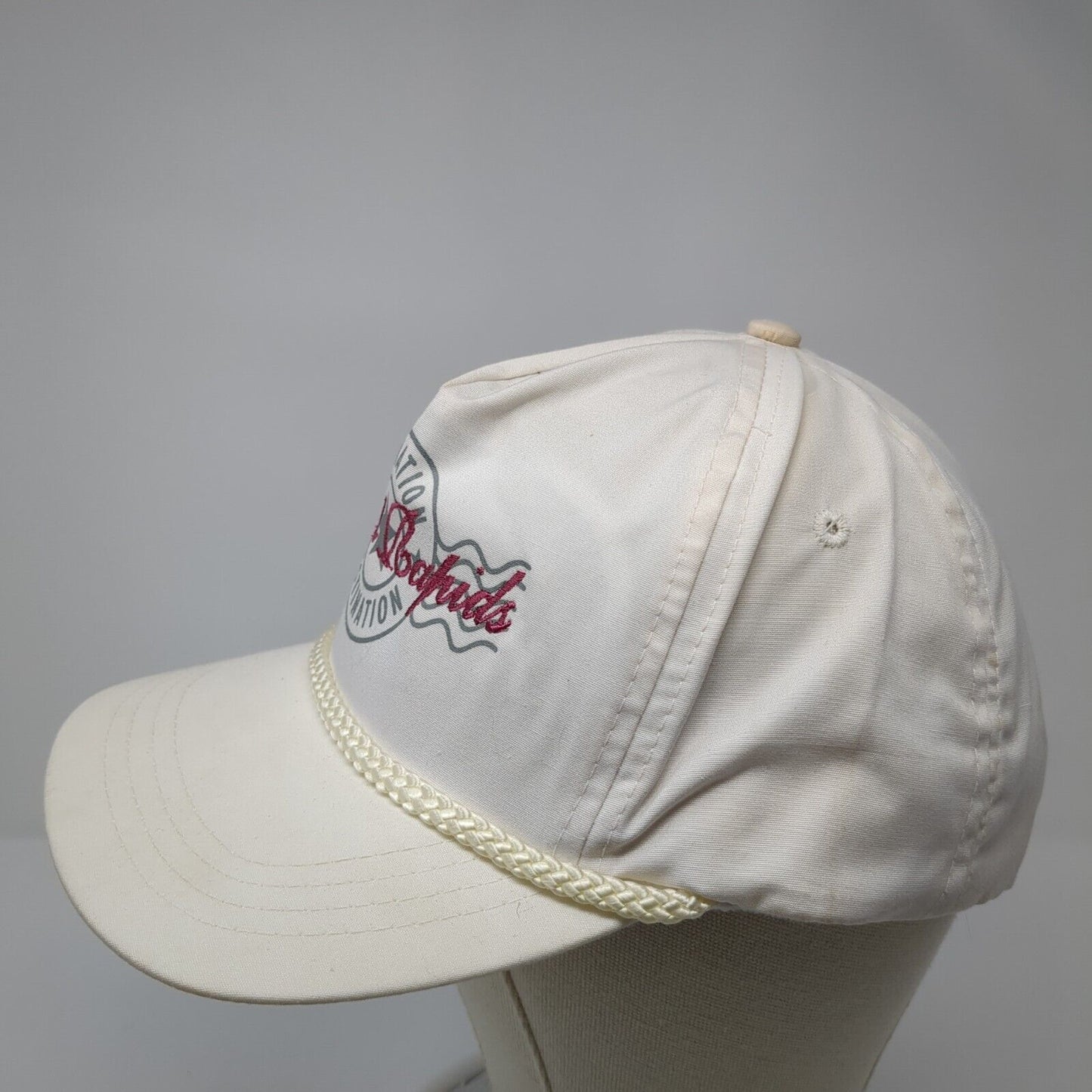 Grand Rapids Destination Slideback Rope Hat White One Size Adjustable