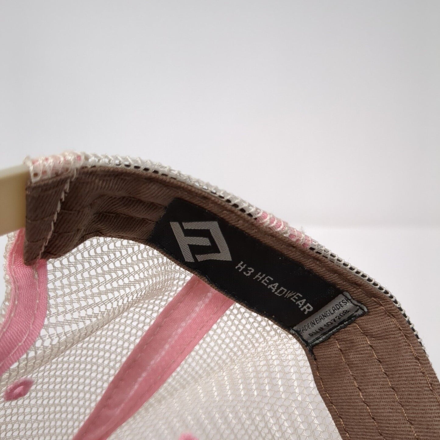 Camo Girl Snapback Trucker Hat Multicolor OS Adjustable Mesh Back Embroidered