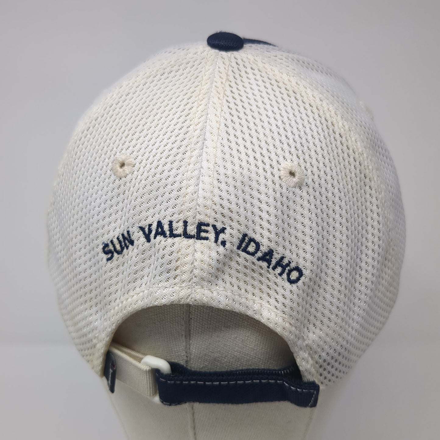 SV Sun Valley Idaho Strapback Hat Blue One Size Colorblock Imperial