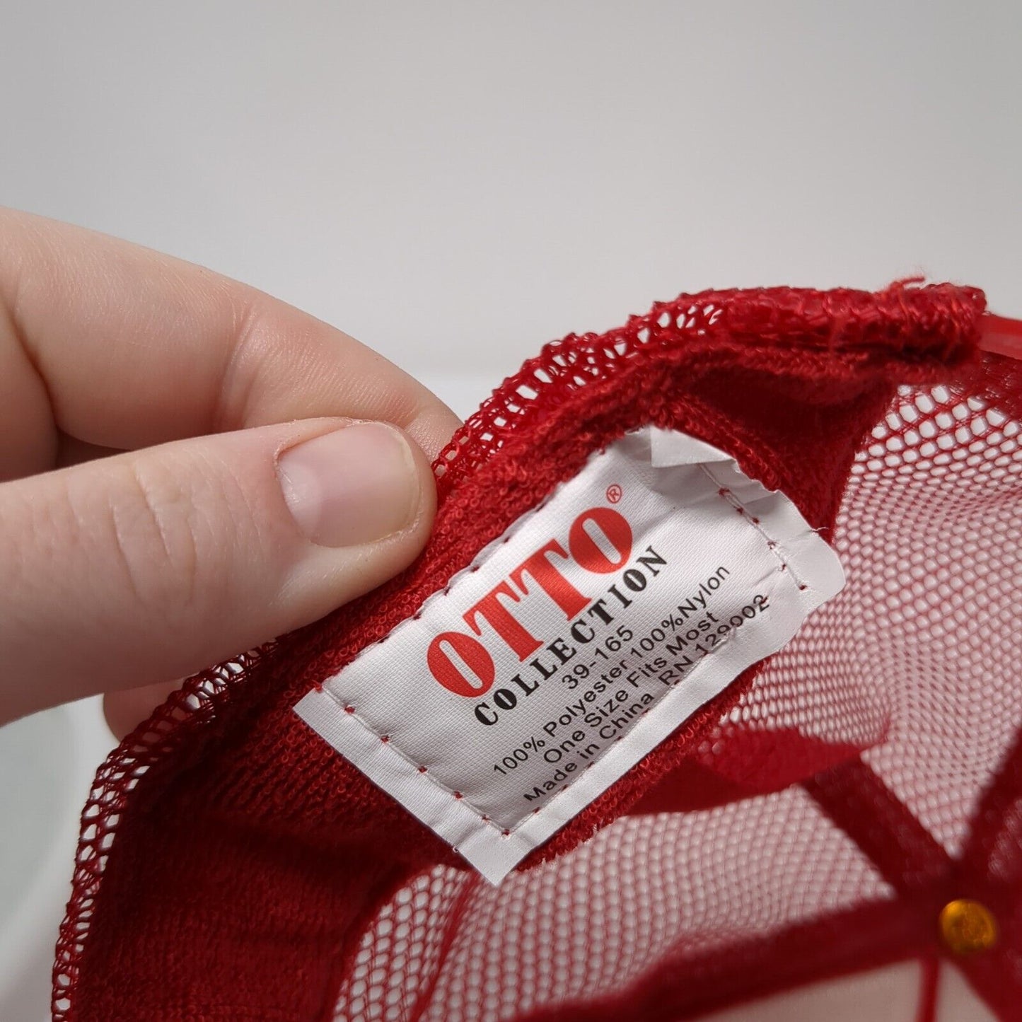 Ninkasi Brewing Oregon Eugene Snapback Trucker Hat Red Adjustable Mesh Rope Otto