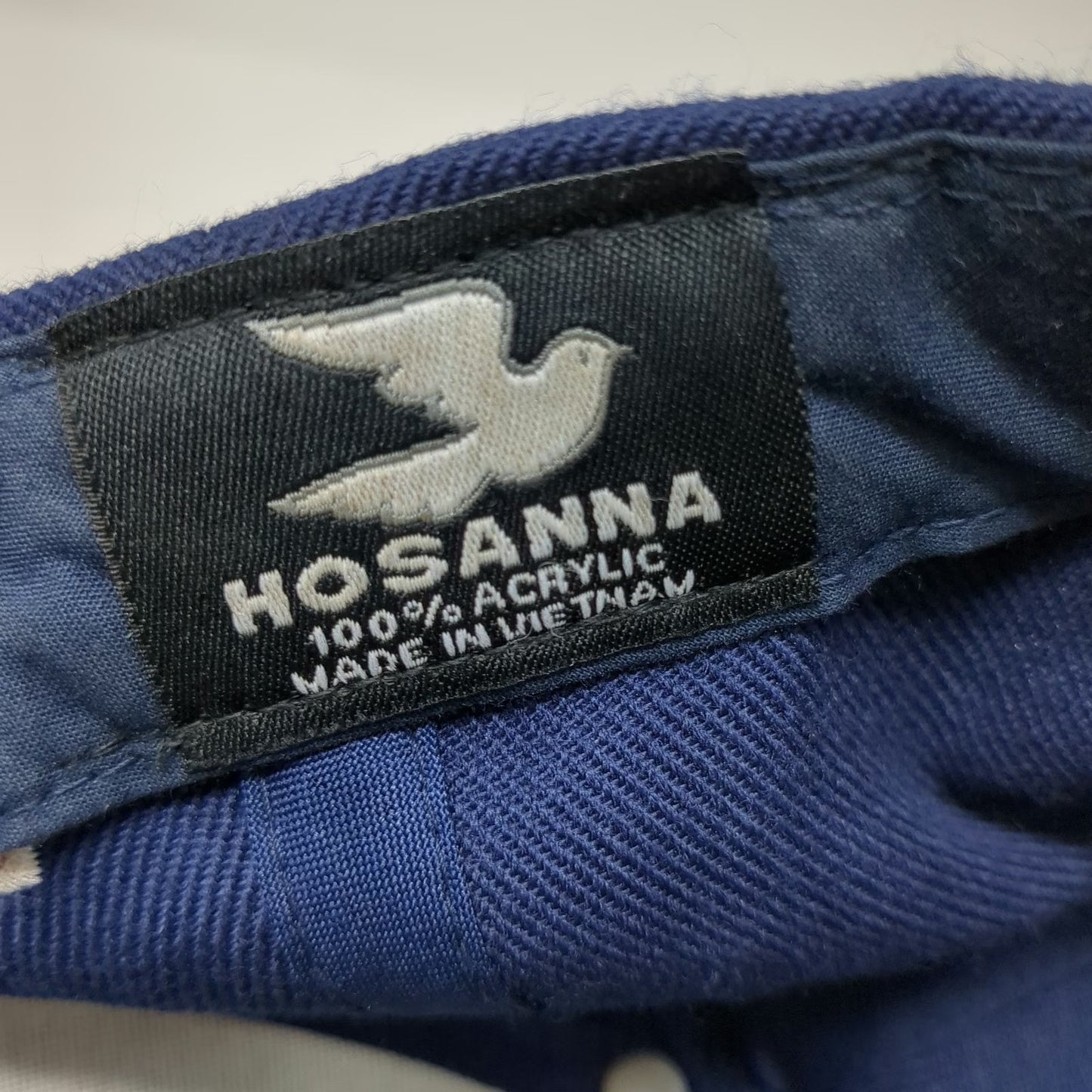 Hosanna U.S. Marine Veteran EGA Logo Blue Hat One Size Baseball Cap Eagle Globe