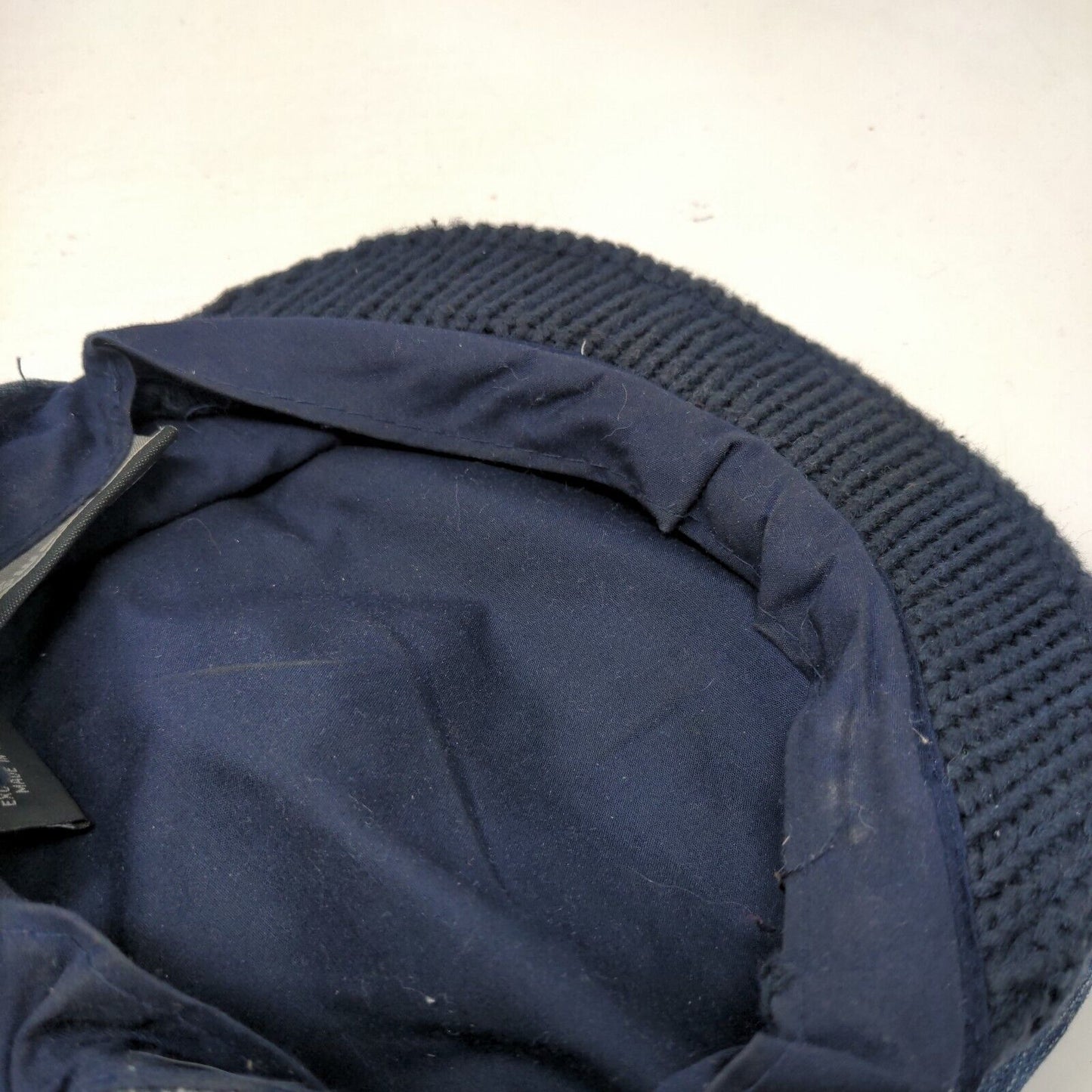 RCRW Denim Cabbie Flat Cap Blue Size OS Embroidered Logo 100% Cotton