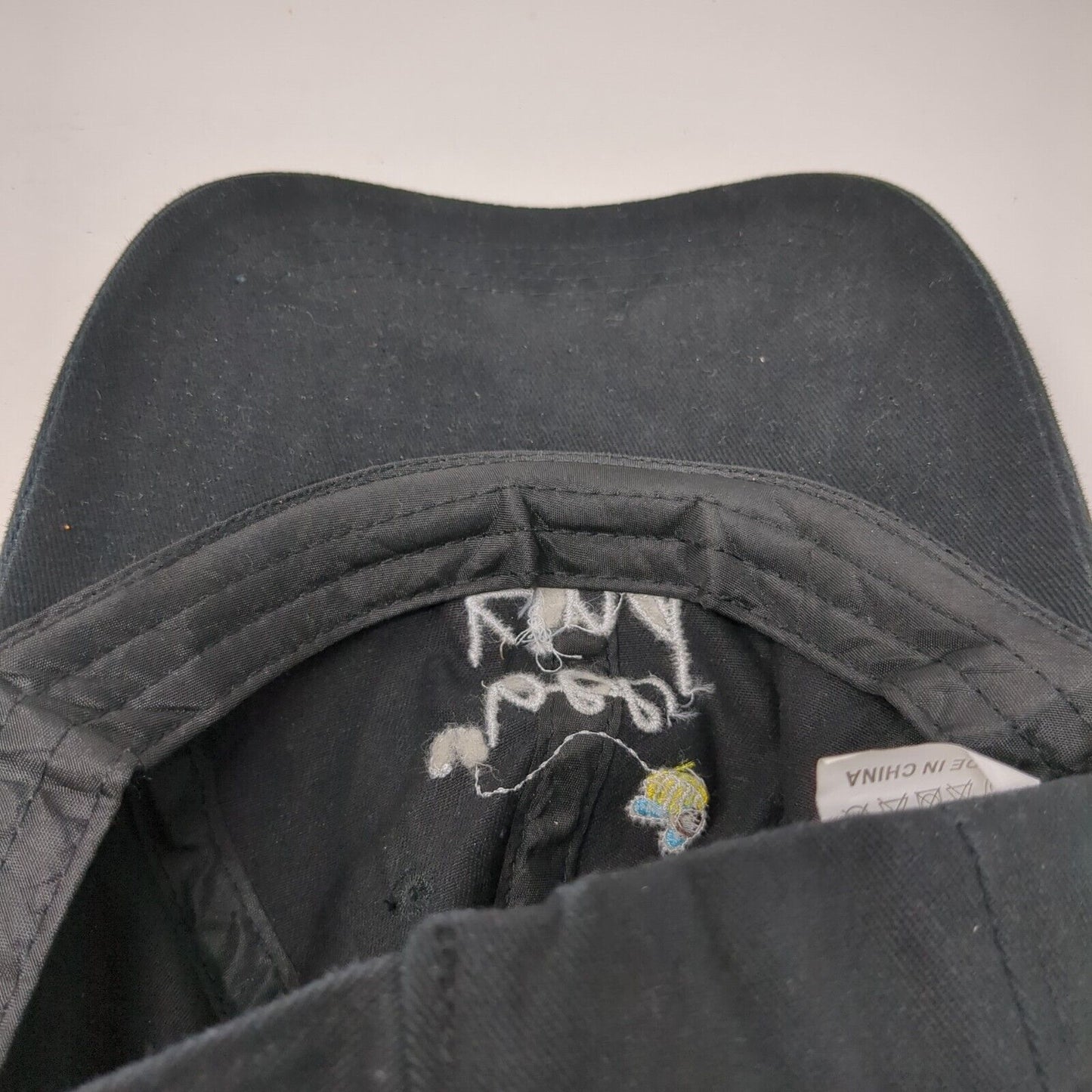 Bee Kind Slideback Hat Black OSFA Adjustable Embroidered 6 Panel