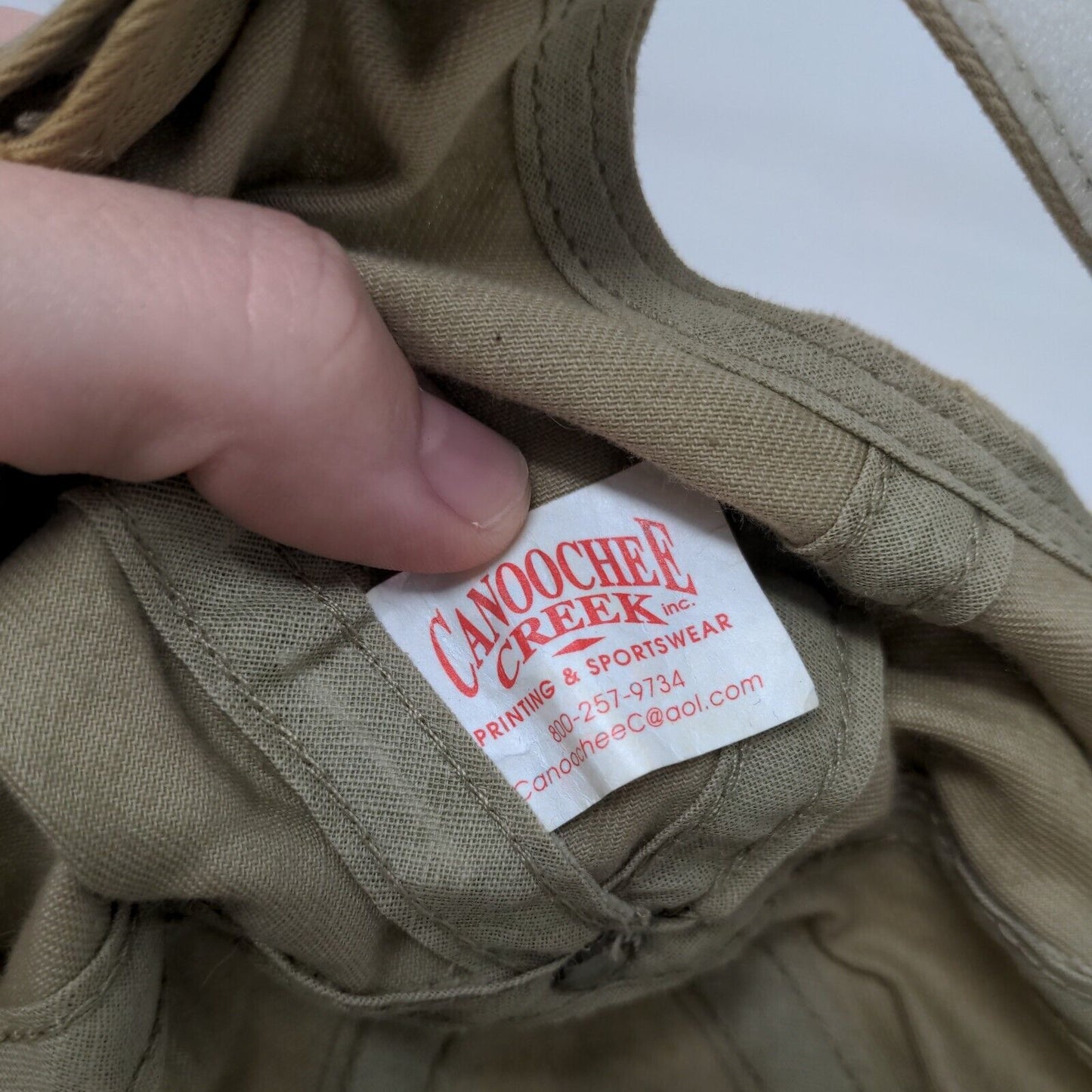 Mac Papers Strapback Hat Tan One Size Embroidered 6 Panel Vent Holes