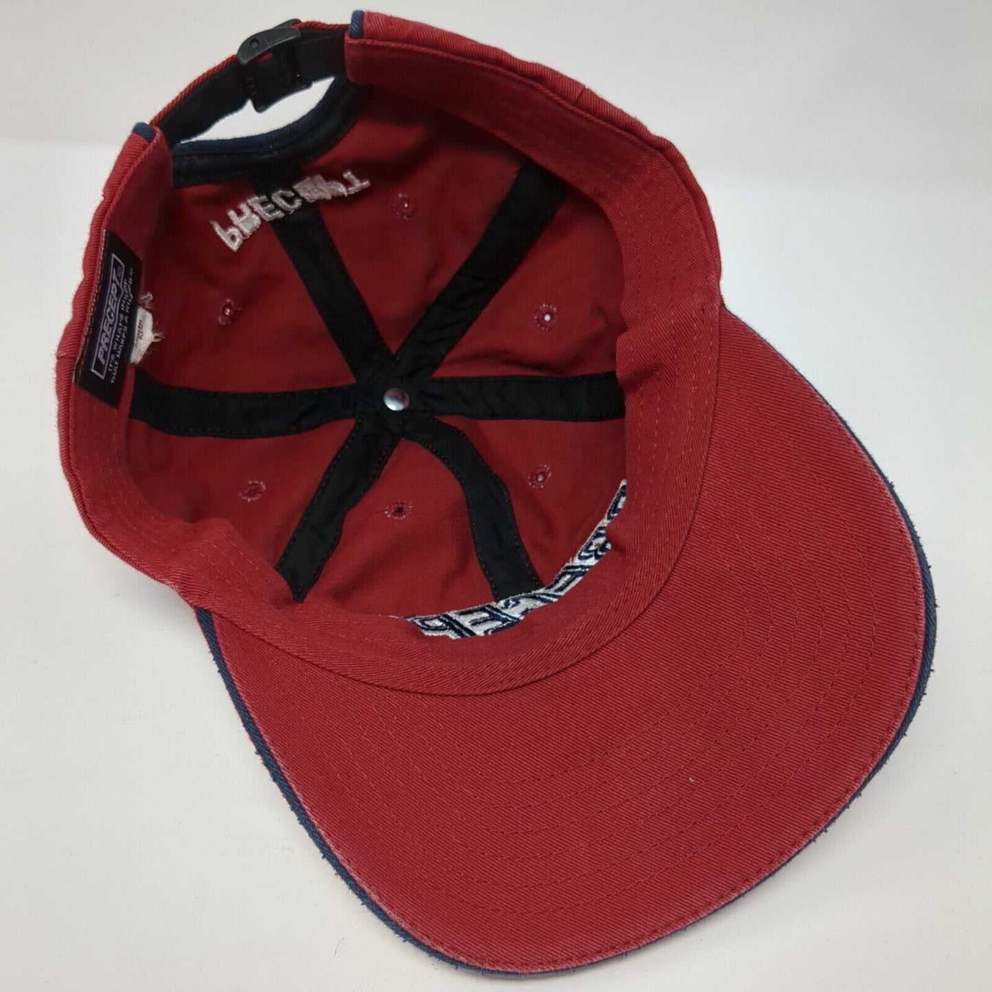 Precept Slideback Hat Red One Size Adjustable Embroidered 6 Panel
