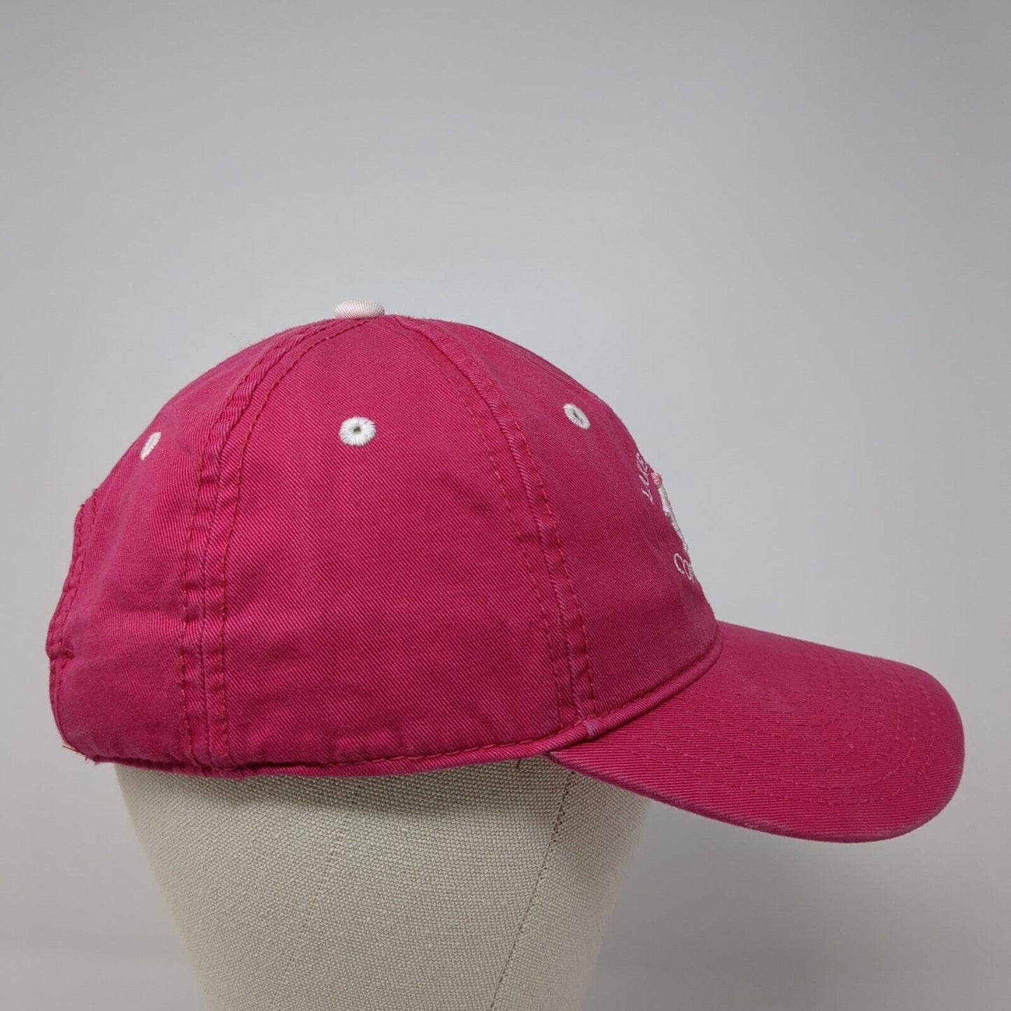 Lake Bracken Country Club Slideback Hat Pink OS Adjustable Girl by The Game