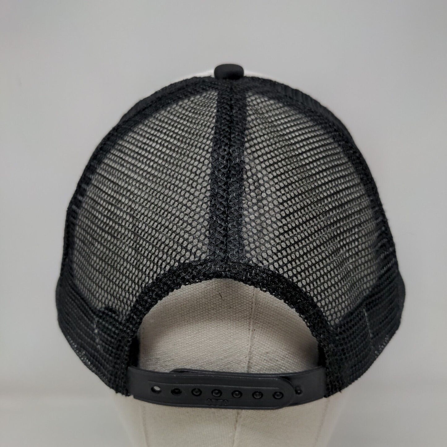 Annie's Army Snapback Trucker Hat Black OSFM Adjustable Mesh Back Rope Otto
