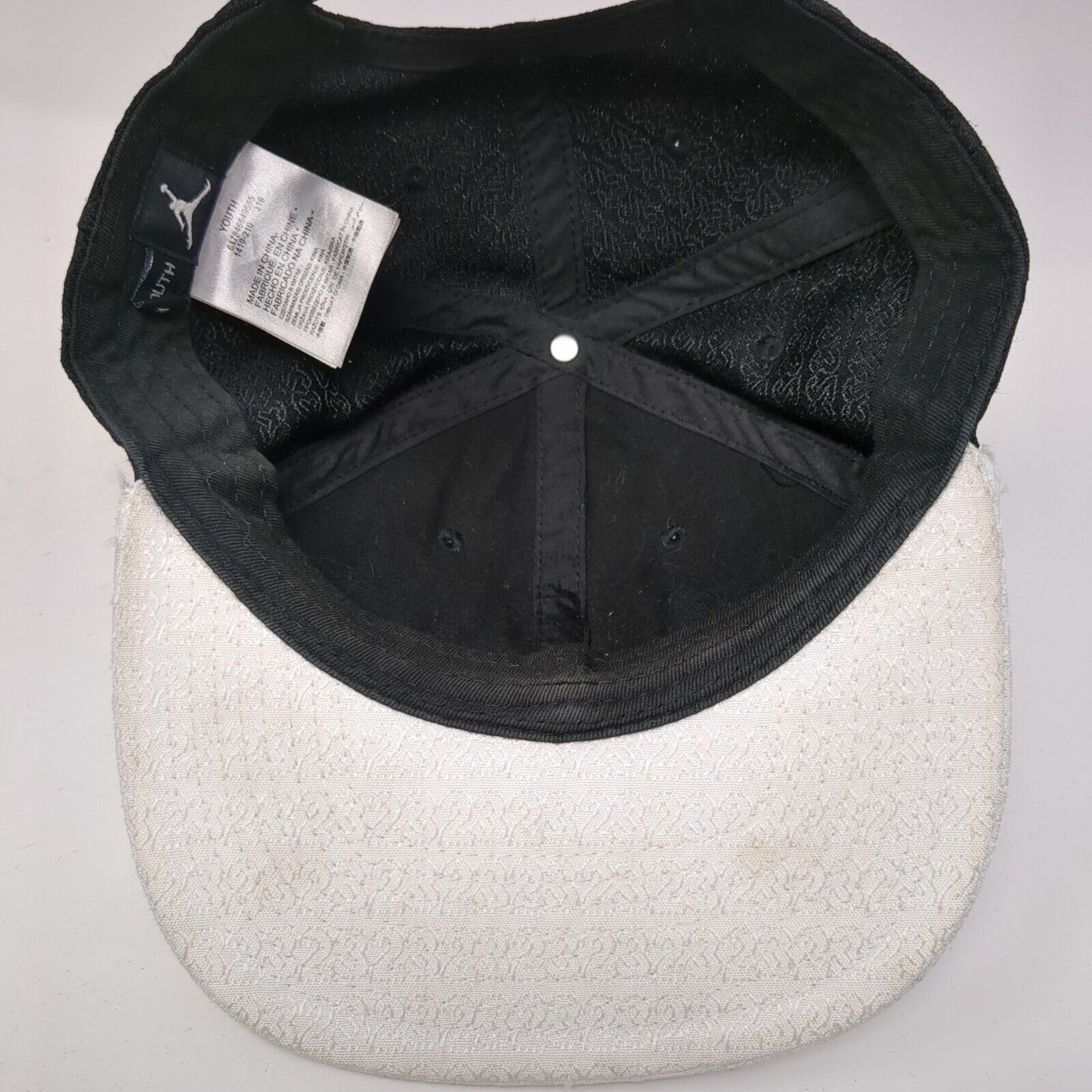 Air Jordan 23 Jumpman Youth Snapback Hat Black One Size Adjustable Polyester