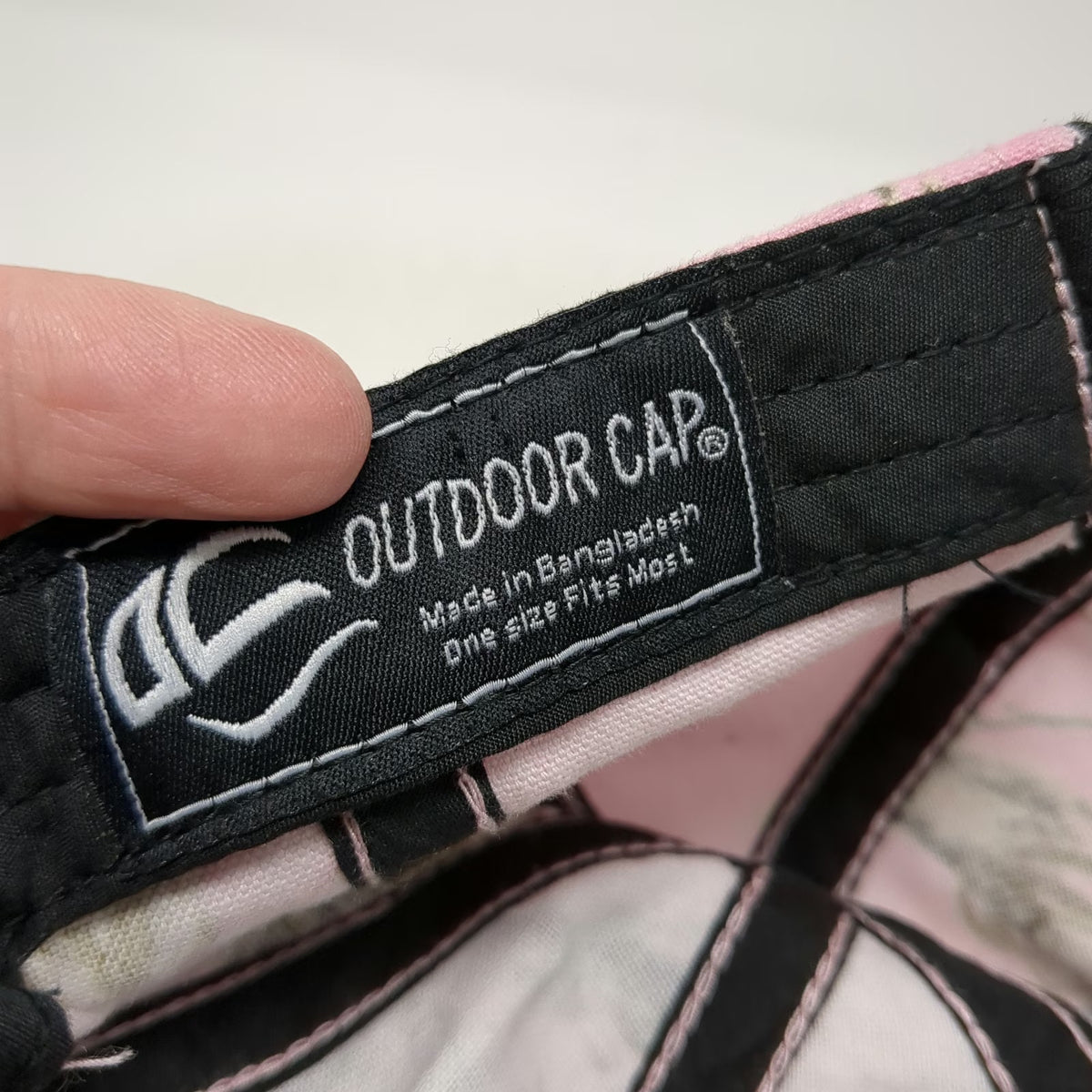 Outdoor Cap Sportsman's Warehouse Baseball Hat Pink Camo One Size Strapback Logo