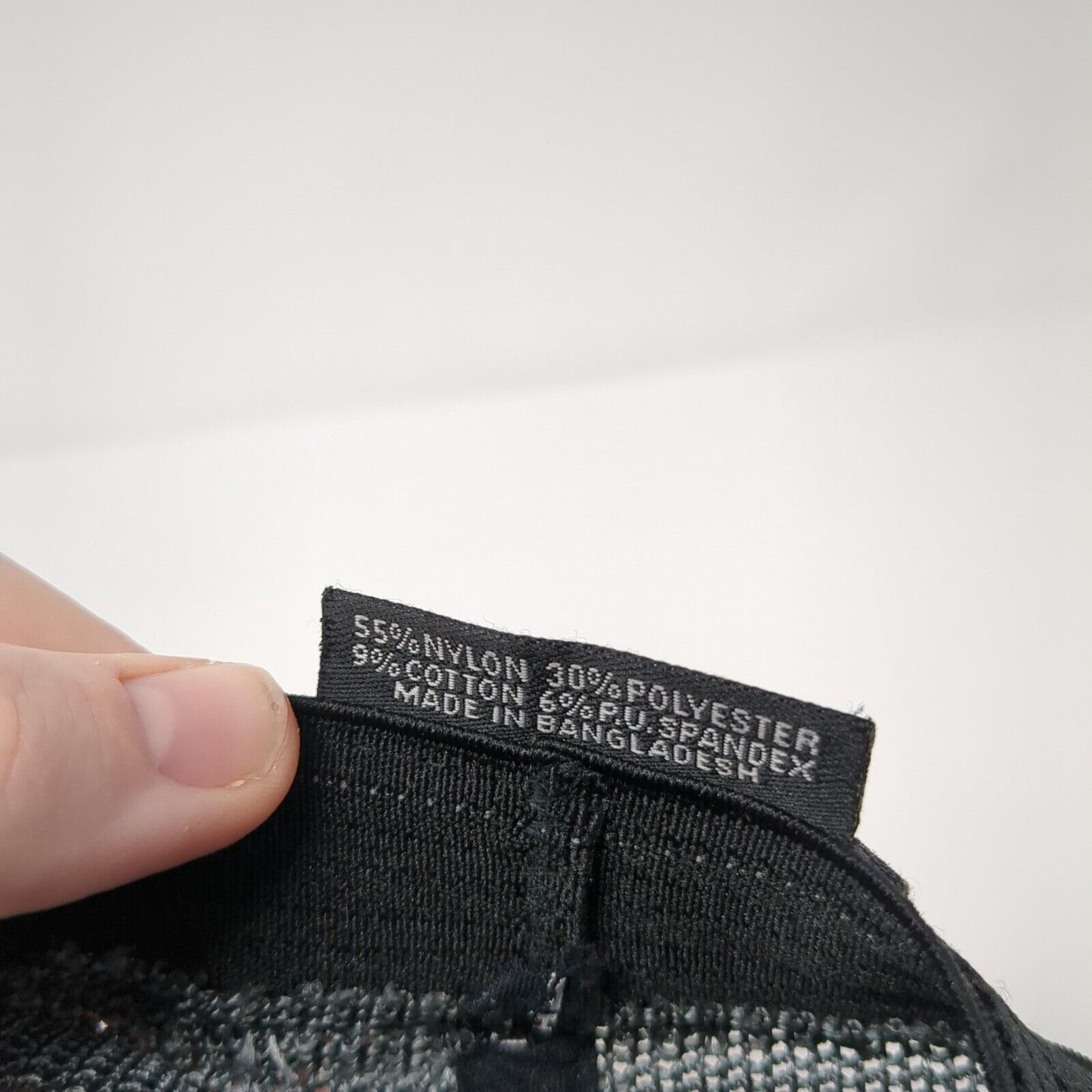 Pacific Headwear Fitted Trucker Hat Gray 7 3/8-8 Lightweight Mesh Back Blank