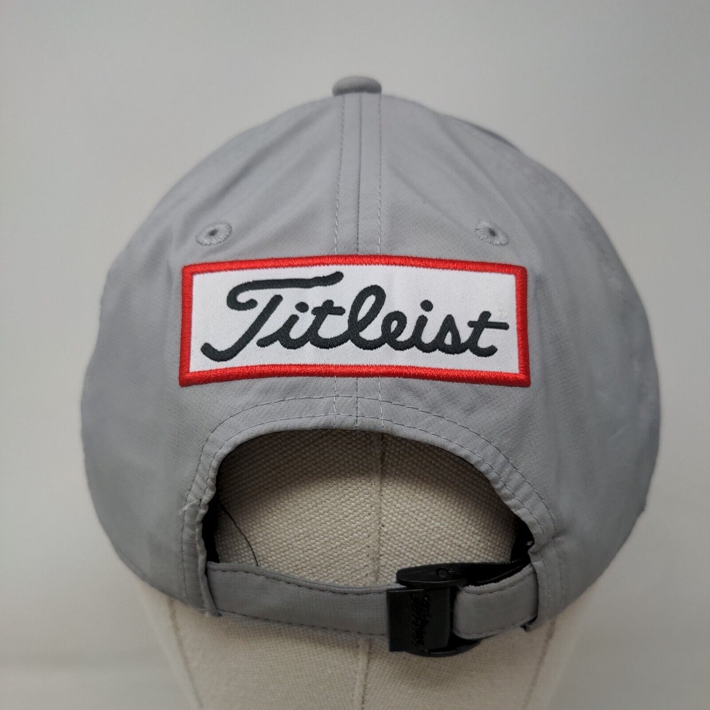 Titleist FJ Pro V1 Slideback Hat Gray One Size Embroidered Adjustable