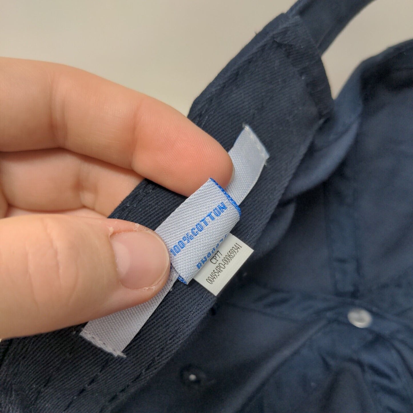 Port & Company Slideback Hat Blue One Size Adjustable Embroidered Cotton