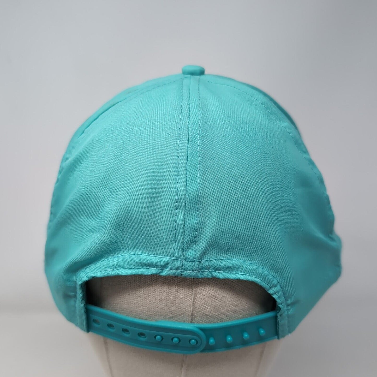 1st Valley Bank Seeley Lake MT Adult Snapback Hat Greenish-Blue OSFA Rope