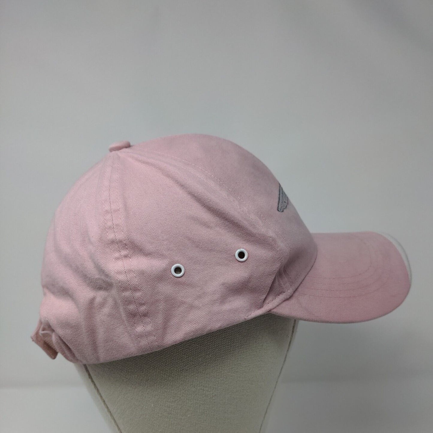 Chrysler Strapback Hat Pink OSFA Adjustable Embroidered Vent Holes