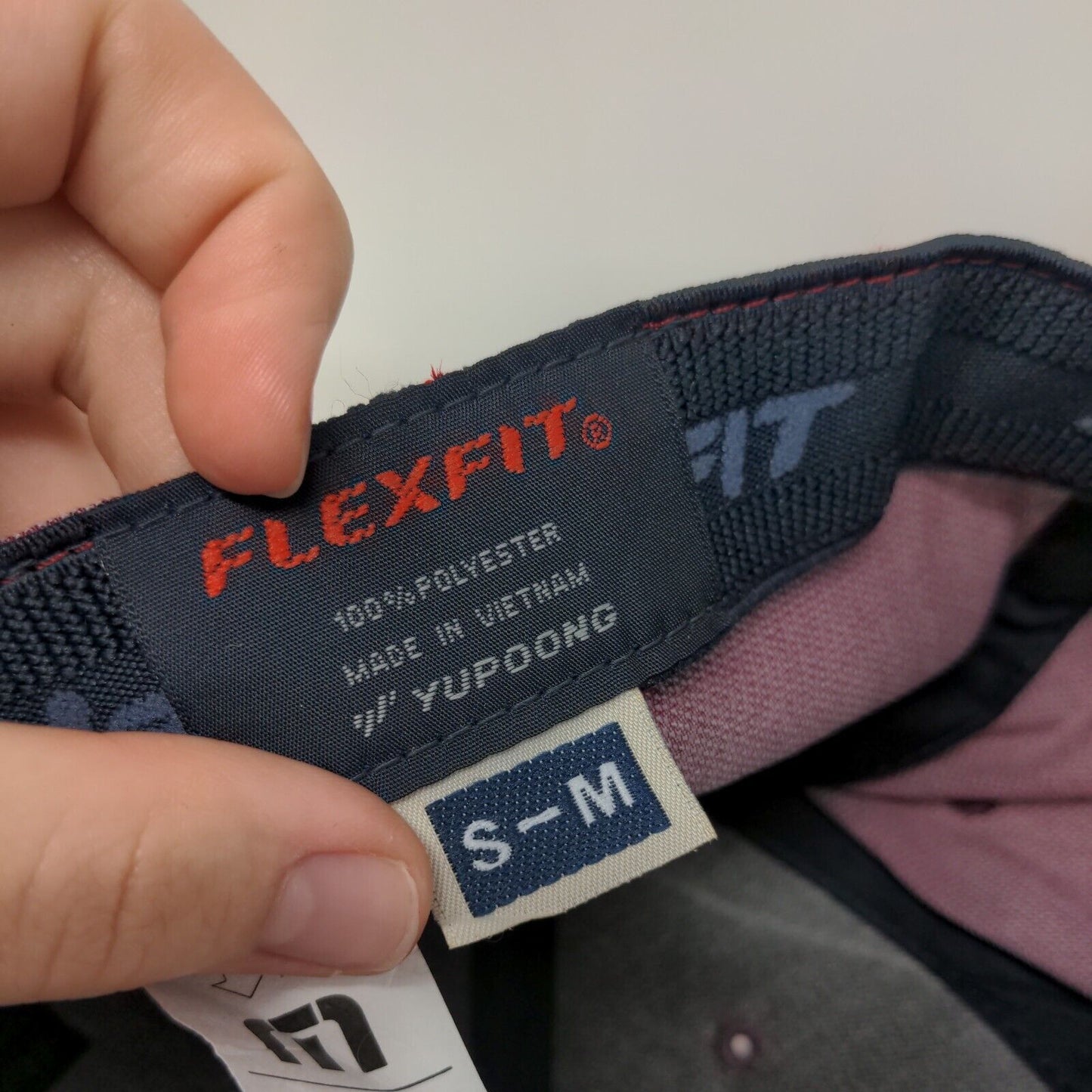 Travis Mathew Patch Fitted Hat Purple Small-Medium Flexfit Yupoong