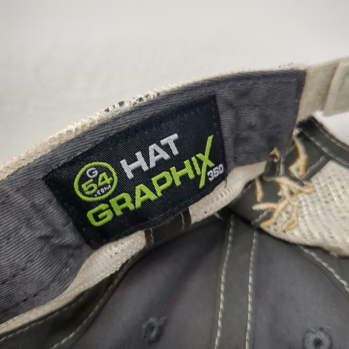 Hat Graphix 360 Baseball Cap Gray One Size Mule Deer Foundation Volunteer Mesh
