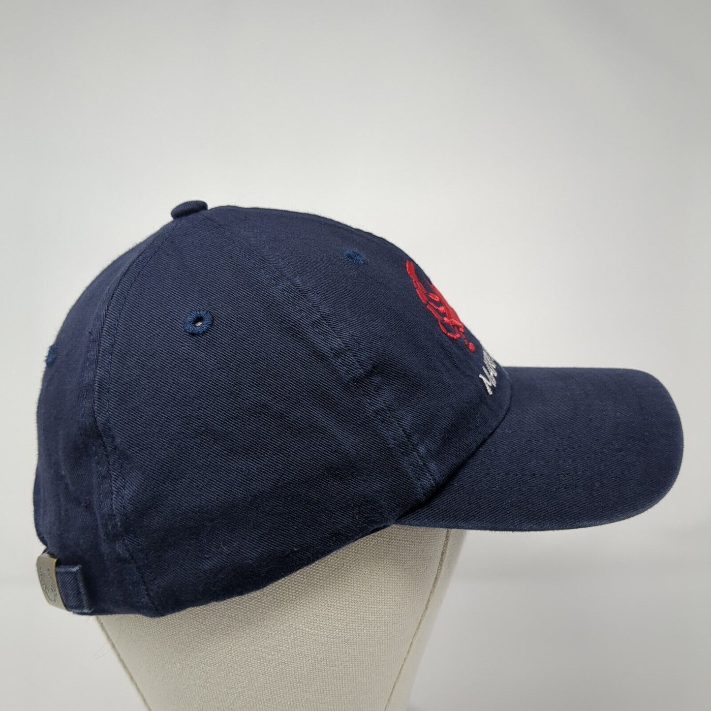 Maryland Slideback Hat Blue One Size Adjustable Embroidered 6 Panel Blank