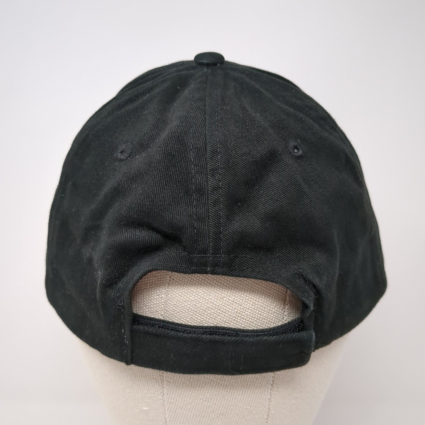 Proud Marine Mom Strapback Hat Black One Size Adjustable Embroidered