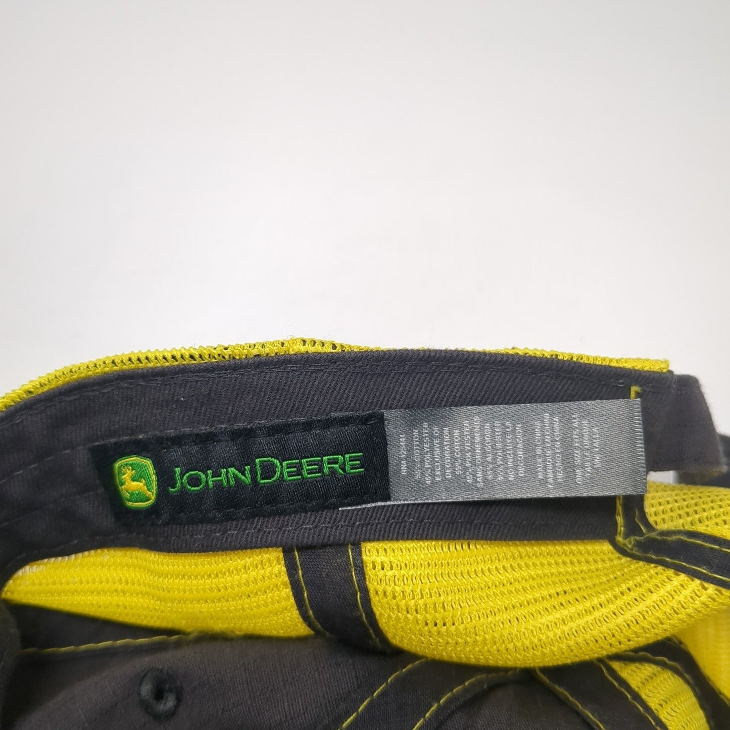 John Deere Trucker Hat Multicolor One Size Adjustable Embroidered Mesh Back