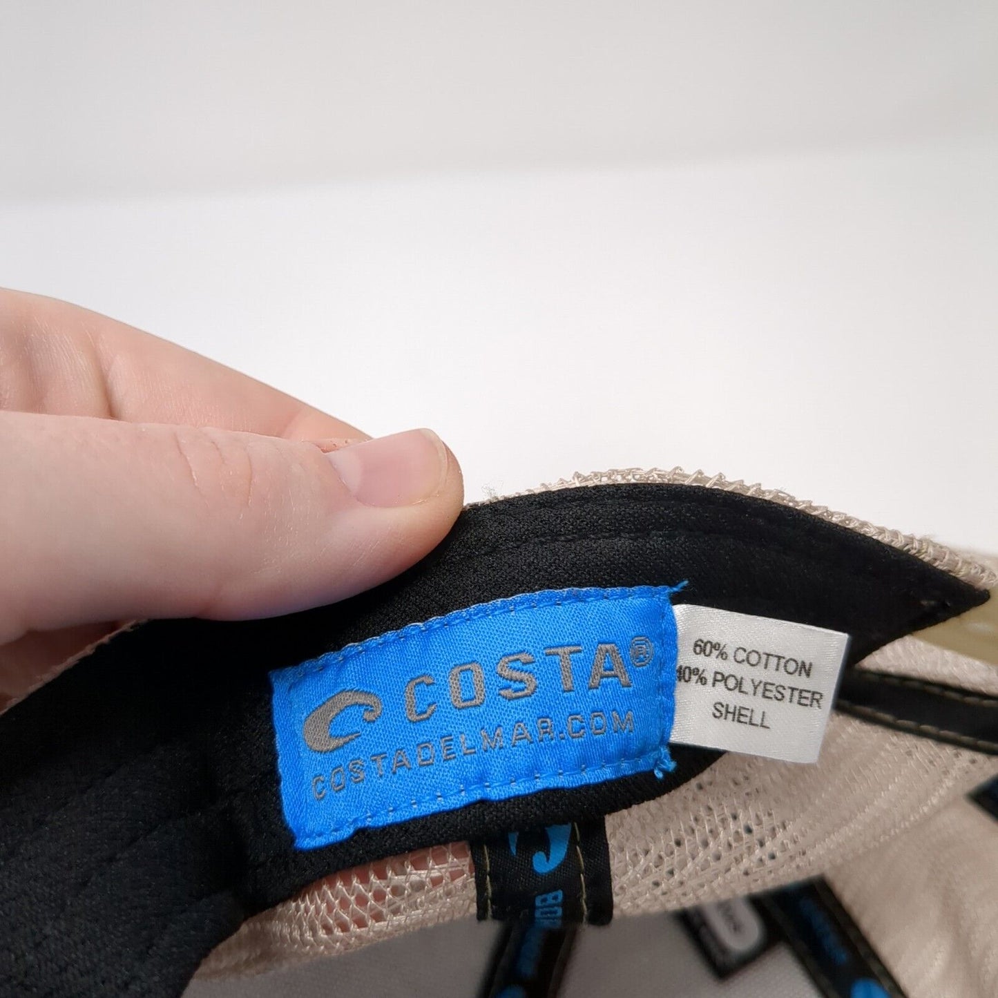 High Grade USA Costa Born On The Water Snapback Trucker Hat Gray OS Mesh Back